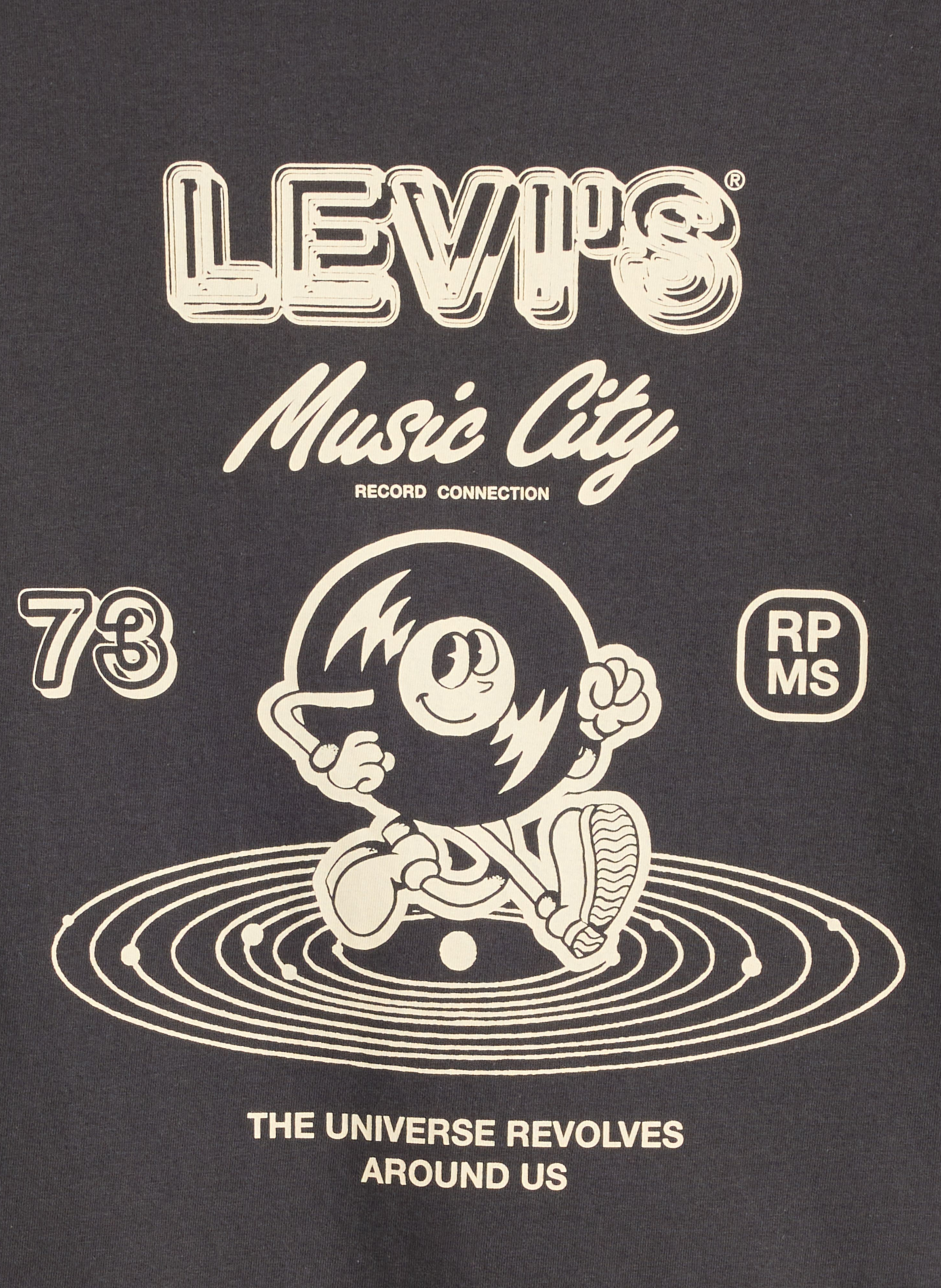 T-shirt à motif Two Horse Brand LEVI'S Gris