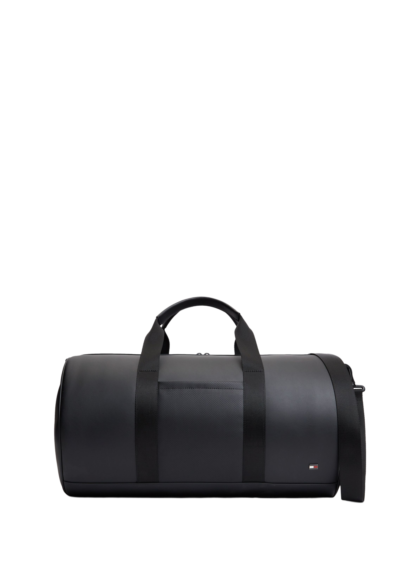 Smooth Zippered Duffle Bag TOMMY HILFIGER Black