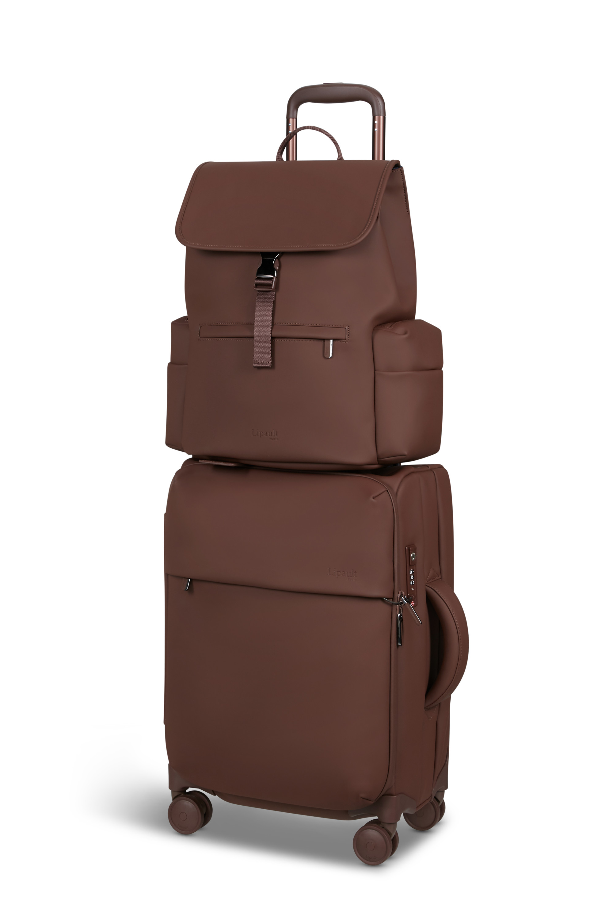 Lost in berlin sac à dos cargo LIPAULT PARIS Marron