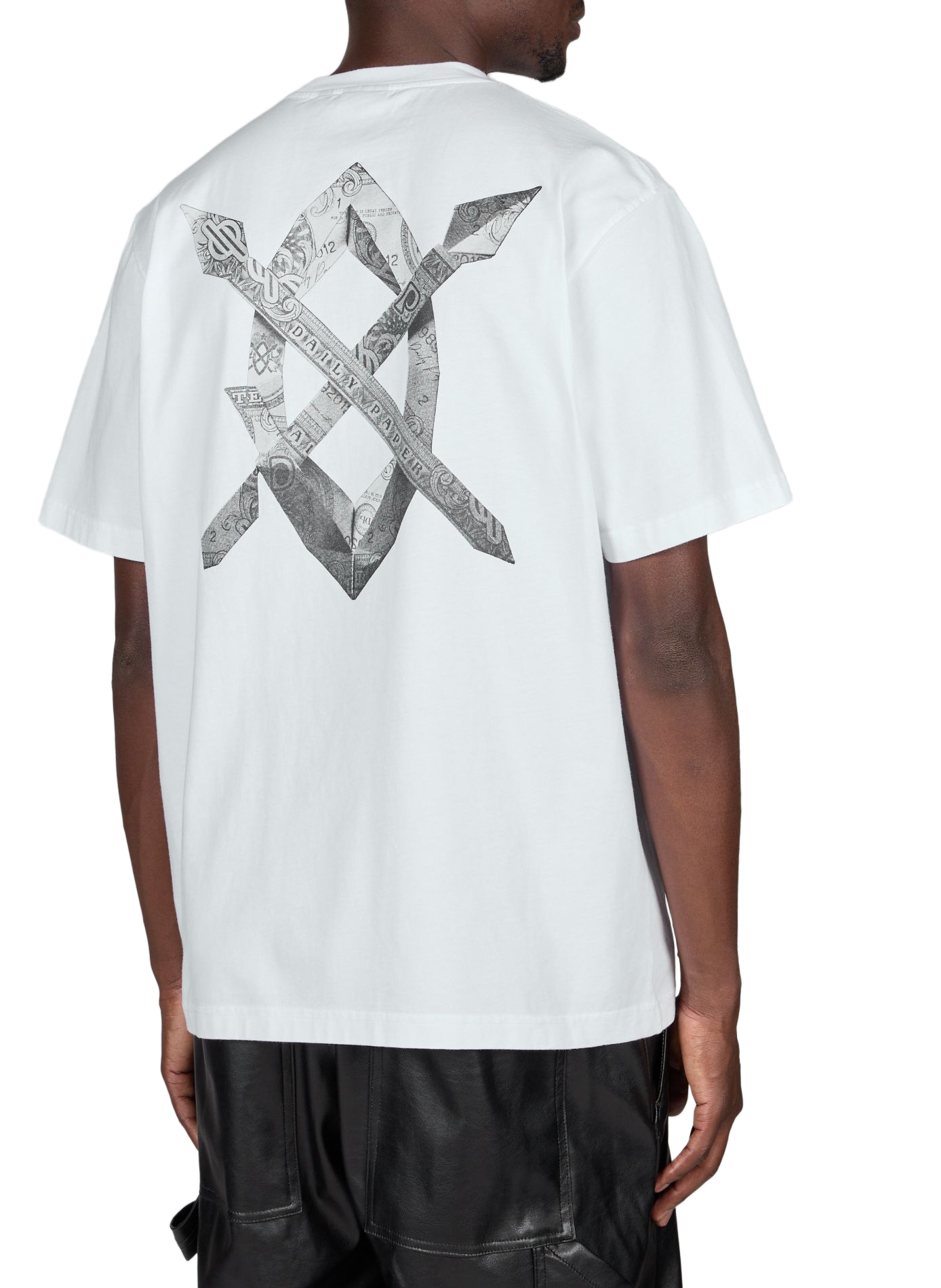 Bedrucktes T-Shirt DAILY PAPER Weiss