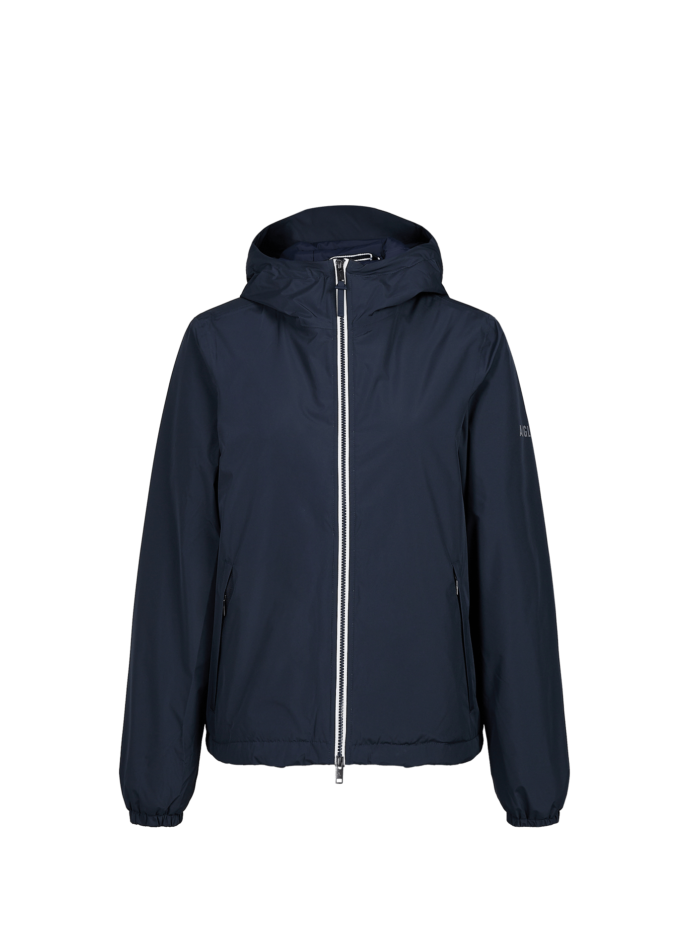 Hooded windproof jacket AIGLE Blue