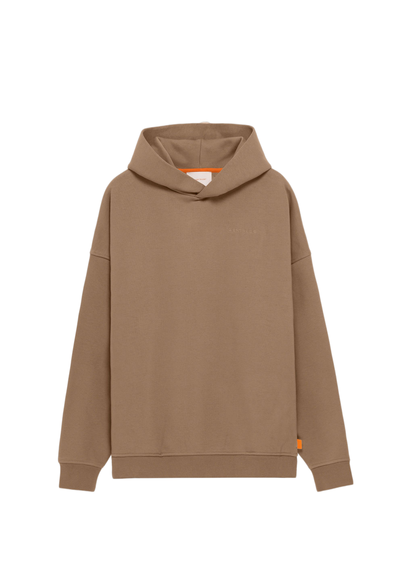 Antoinedots straight-fit printed cotton-blend hoodie GERTRUDE Brown