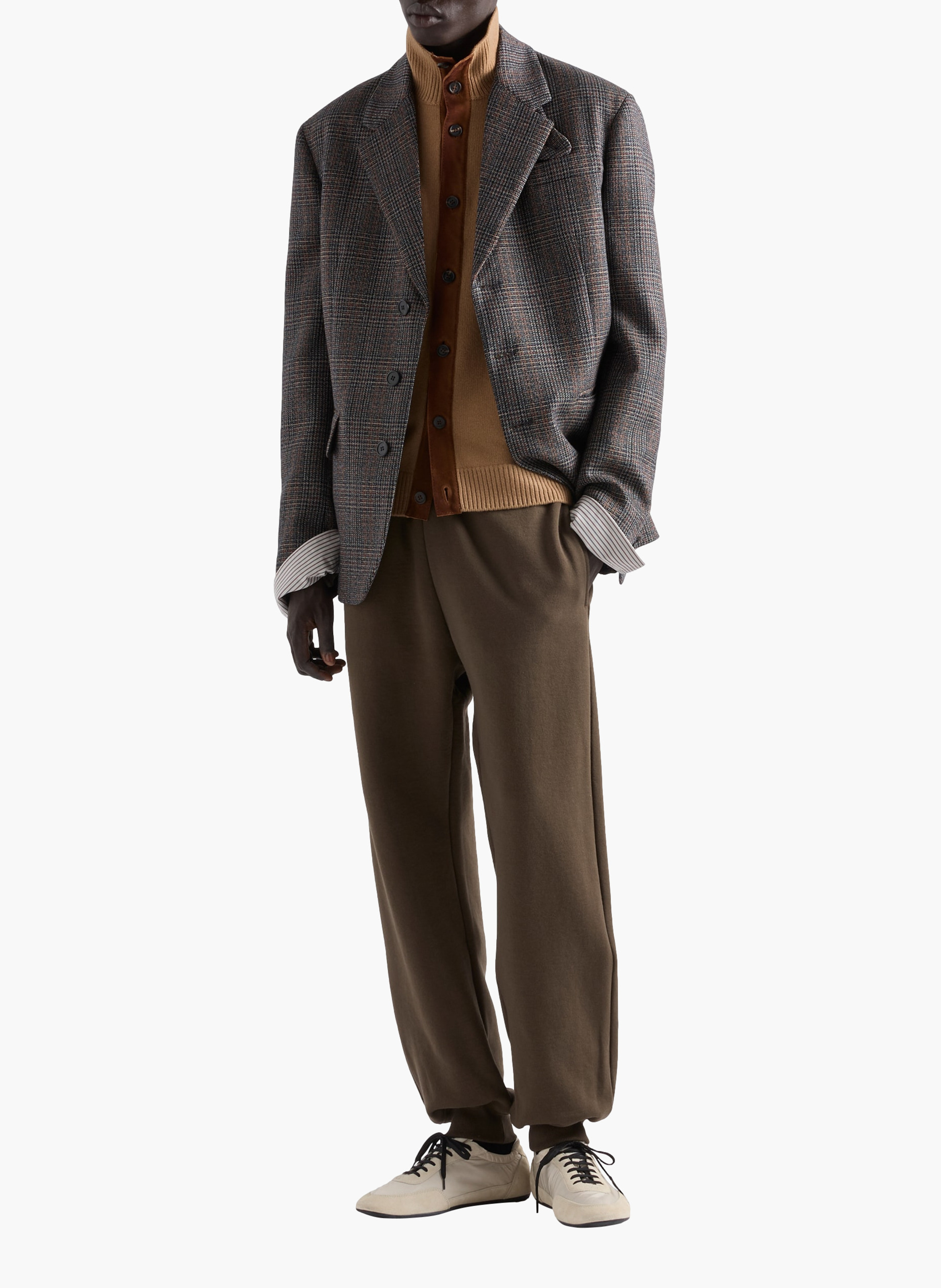 Pantalon en polaire PRADA Vert