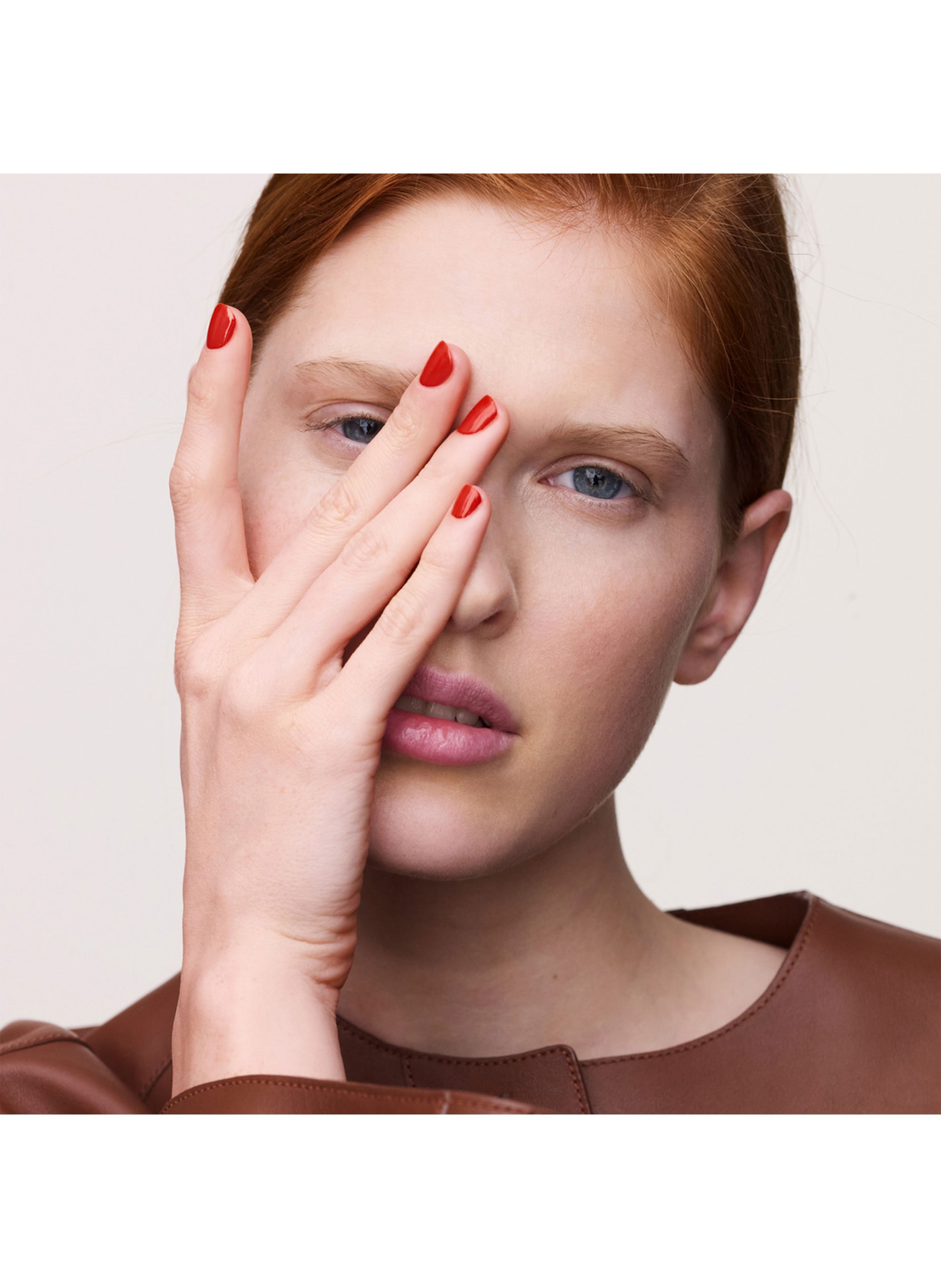 Les Mains Hermès Orange Brûlé enamel nail polish HERMÈS 71 orange brûlé