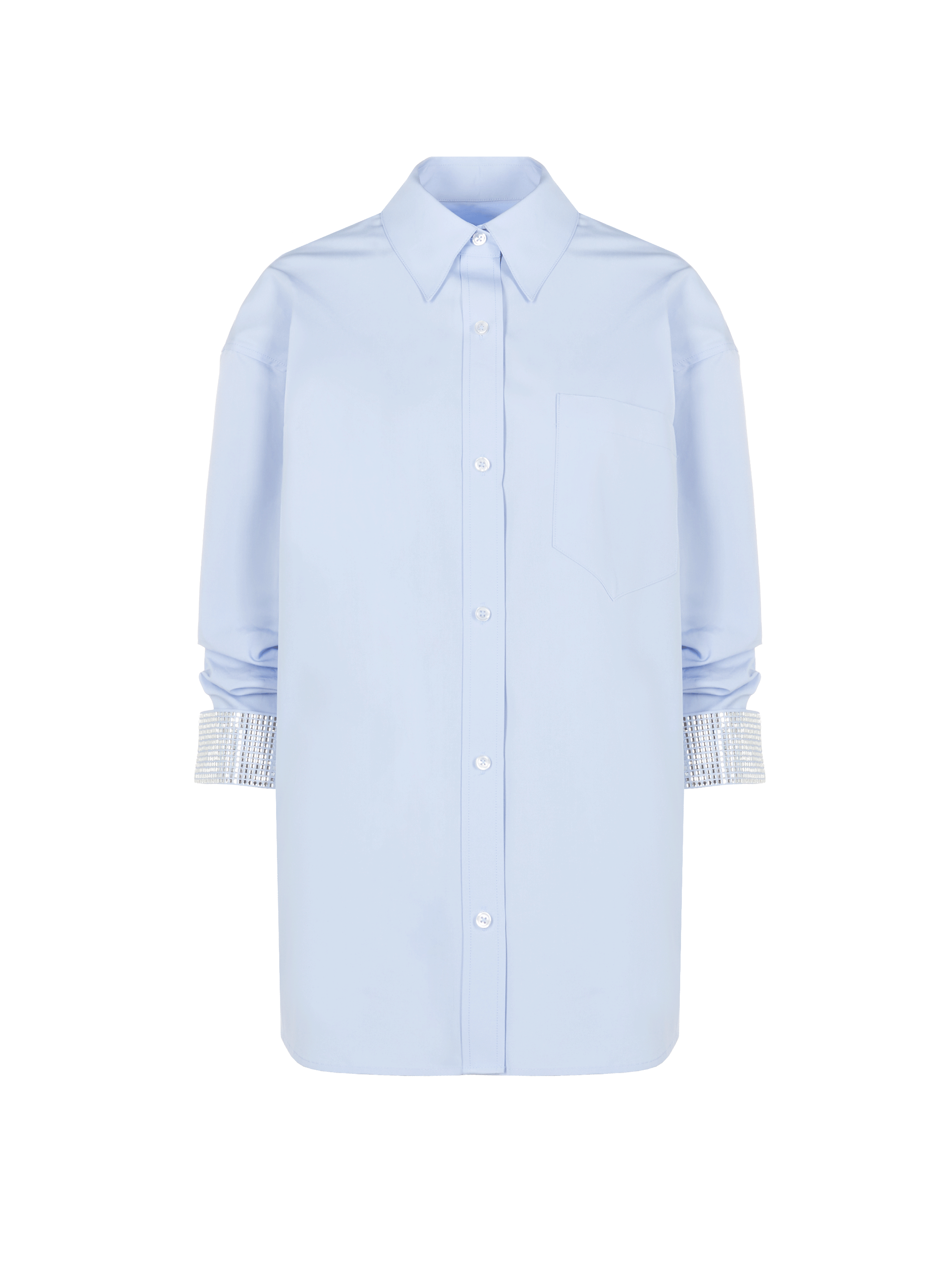 Chemise oversize à strass