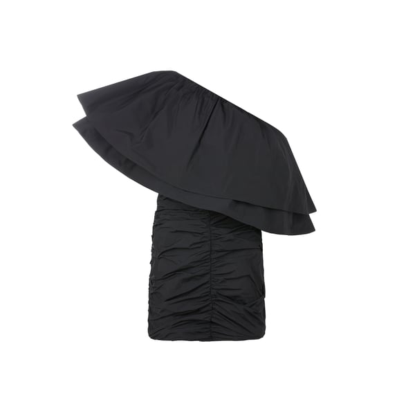 Robe courte symétrique