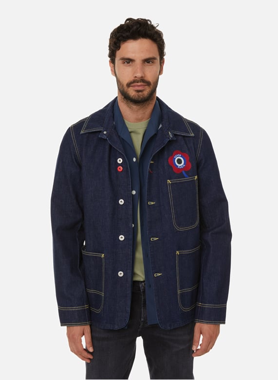 TARGET COTTON DENIM JACKET KENZO for MEN Printemps