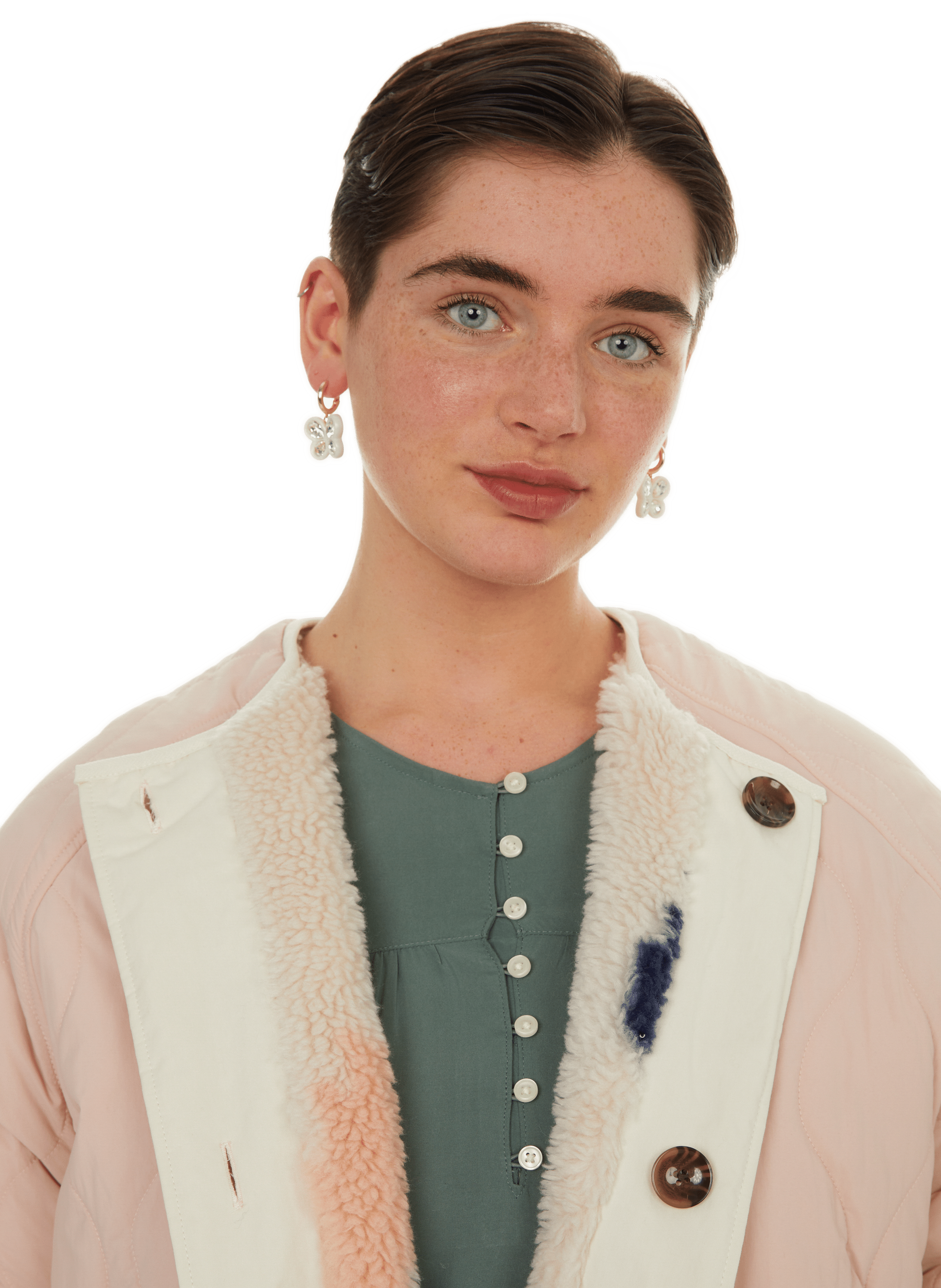 Veste matelassé BELLEROSE Rose