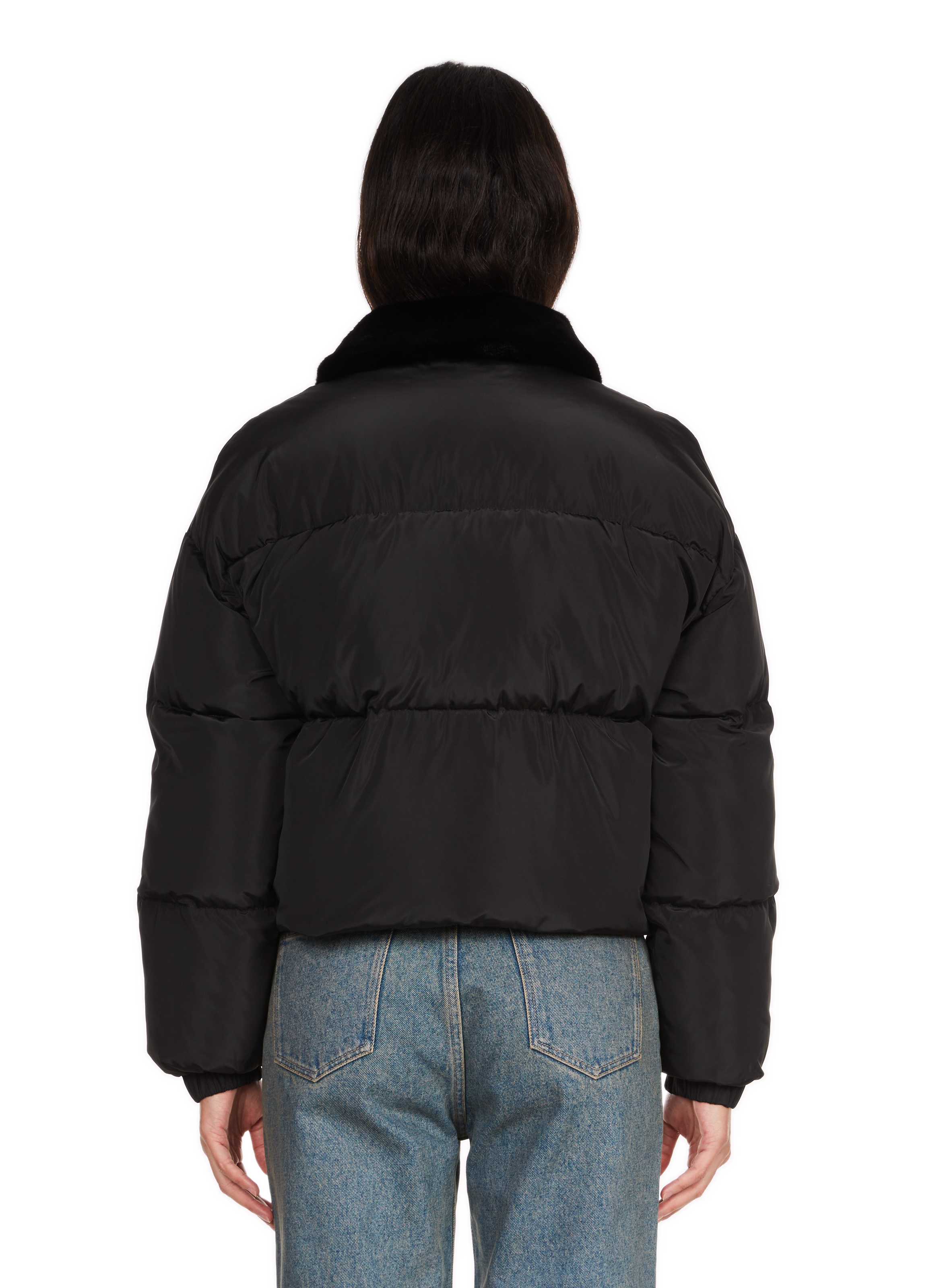 Short quilted down jacket SAISON 1865 Black
