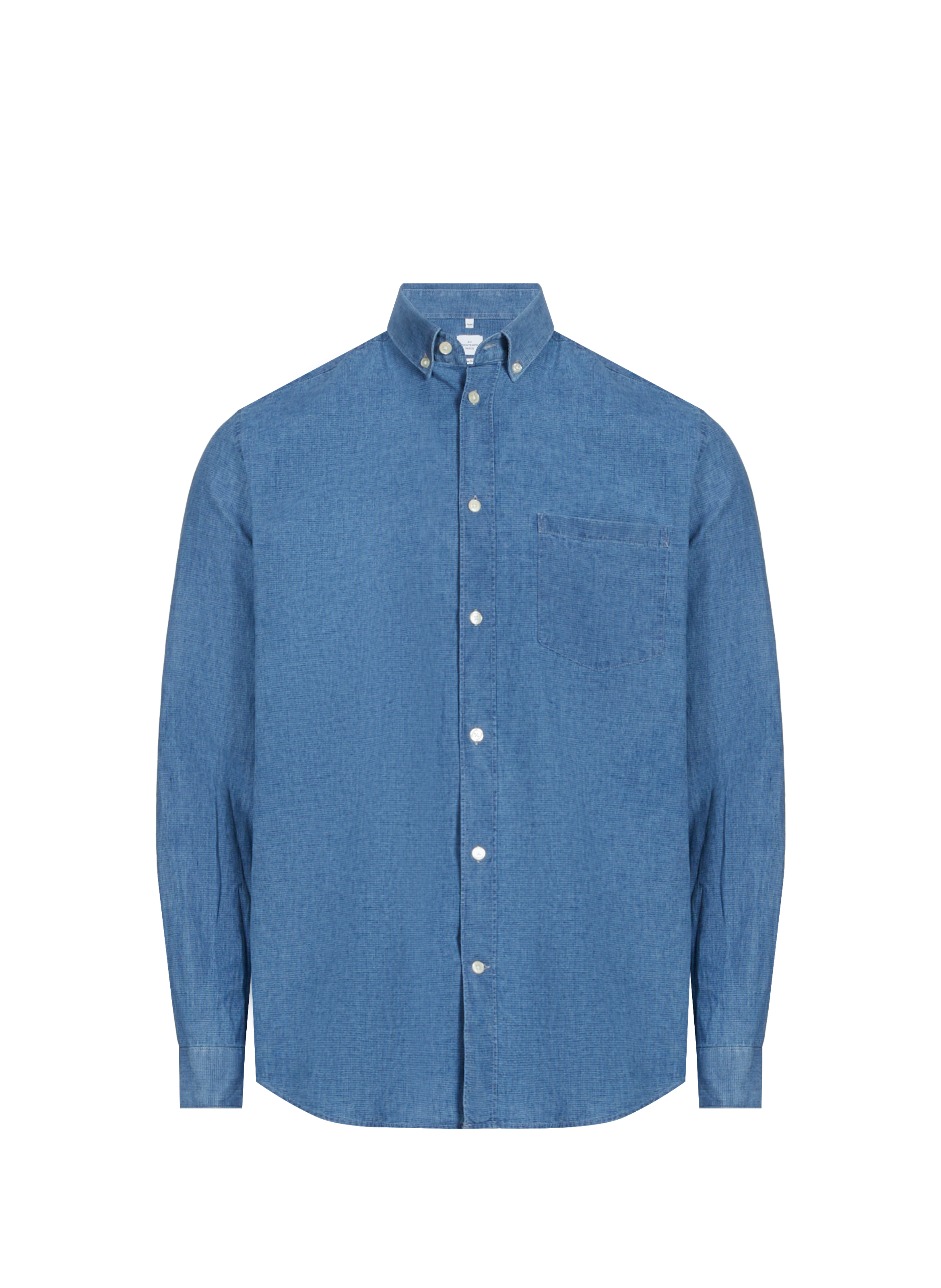 Chambray denim shirt AU PRINTEMPS PARIS Blue