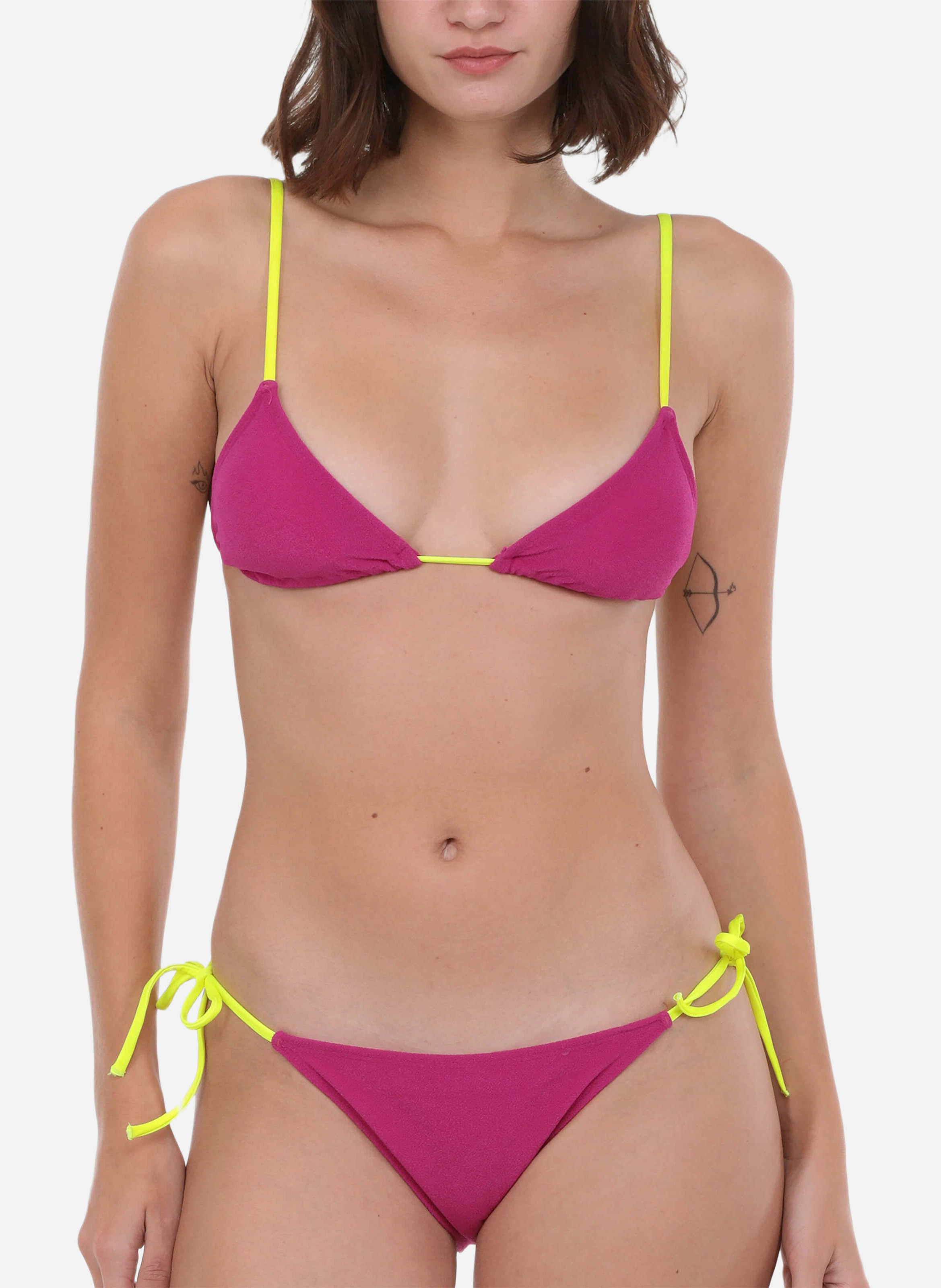 Haut de maillot de bain deux pièces  -  terry GILI'S Rose