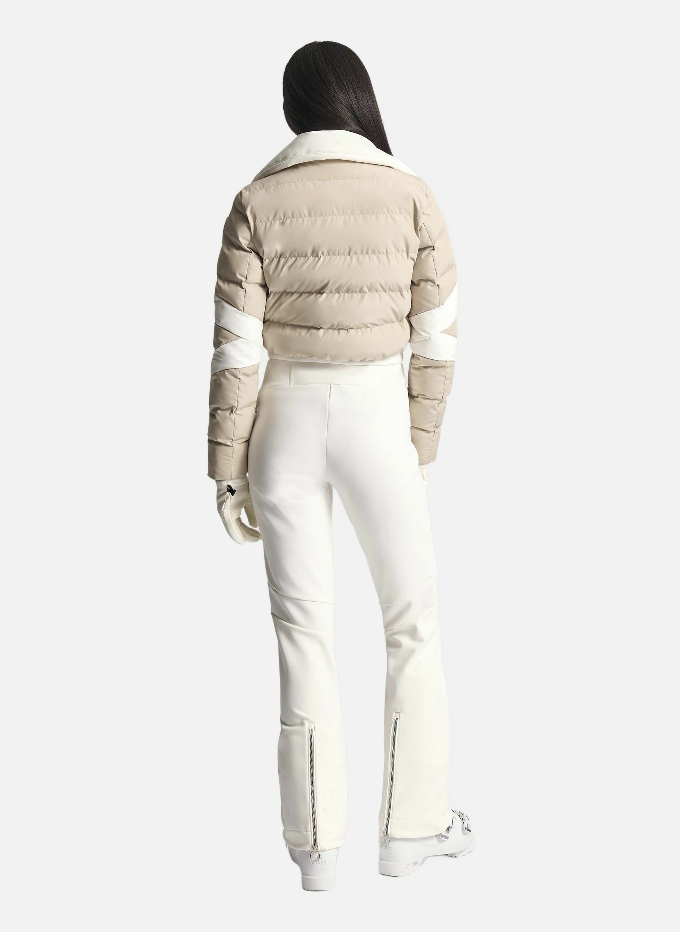 Combinaison de ski clarisse col montant coupe regular FUSALP Blanc