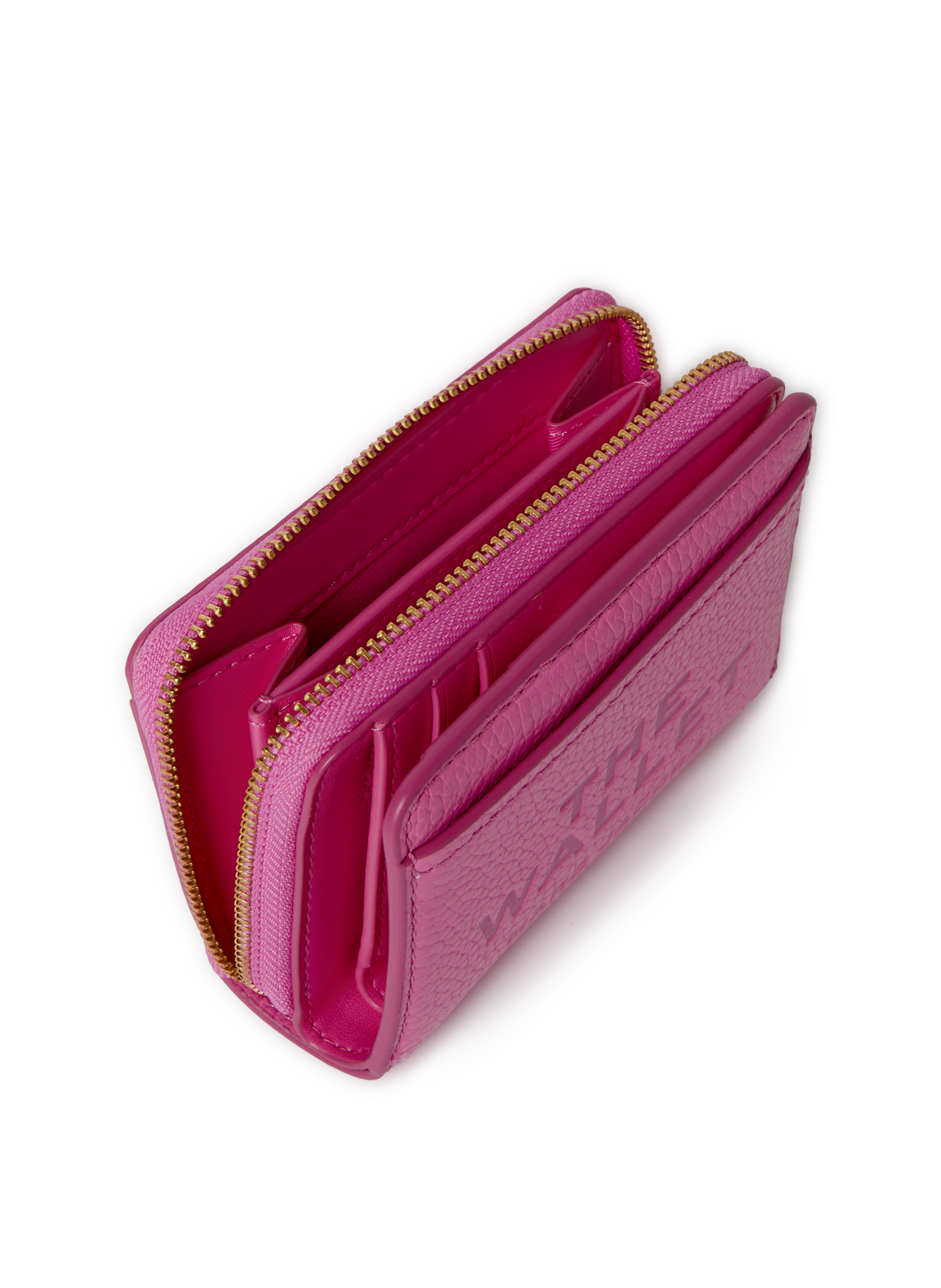 Porte-monnaie The Leather Mini MARC JACOBS Rose