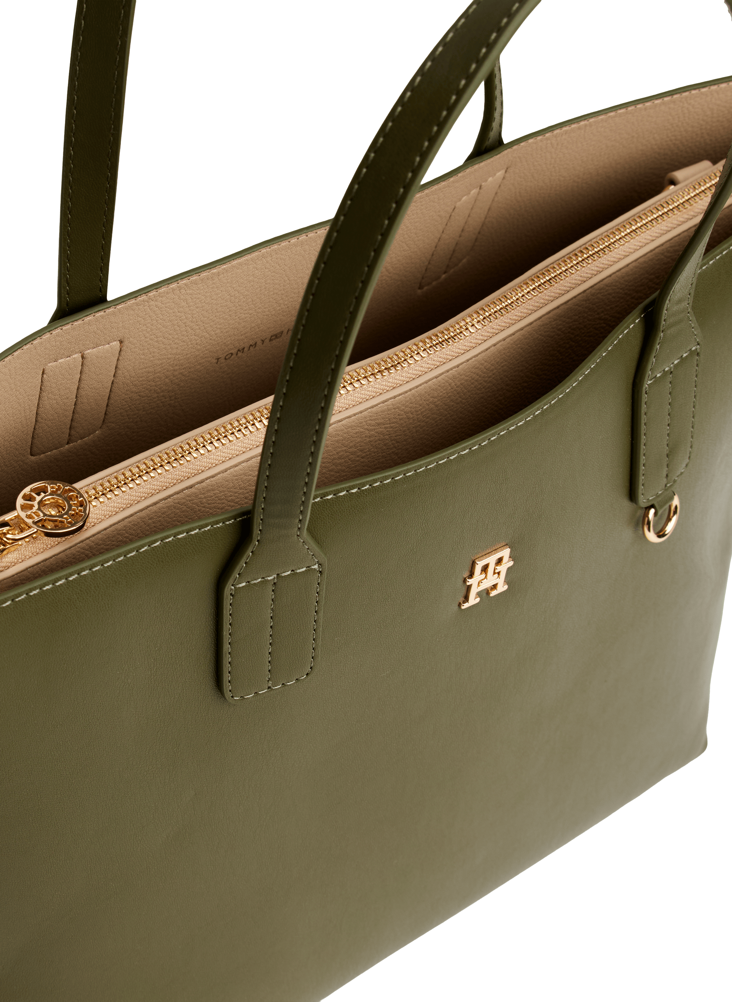 Sac cabas Icon Satchel TOMMY HILFIGER Vert