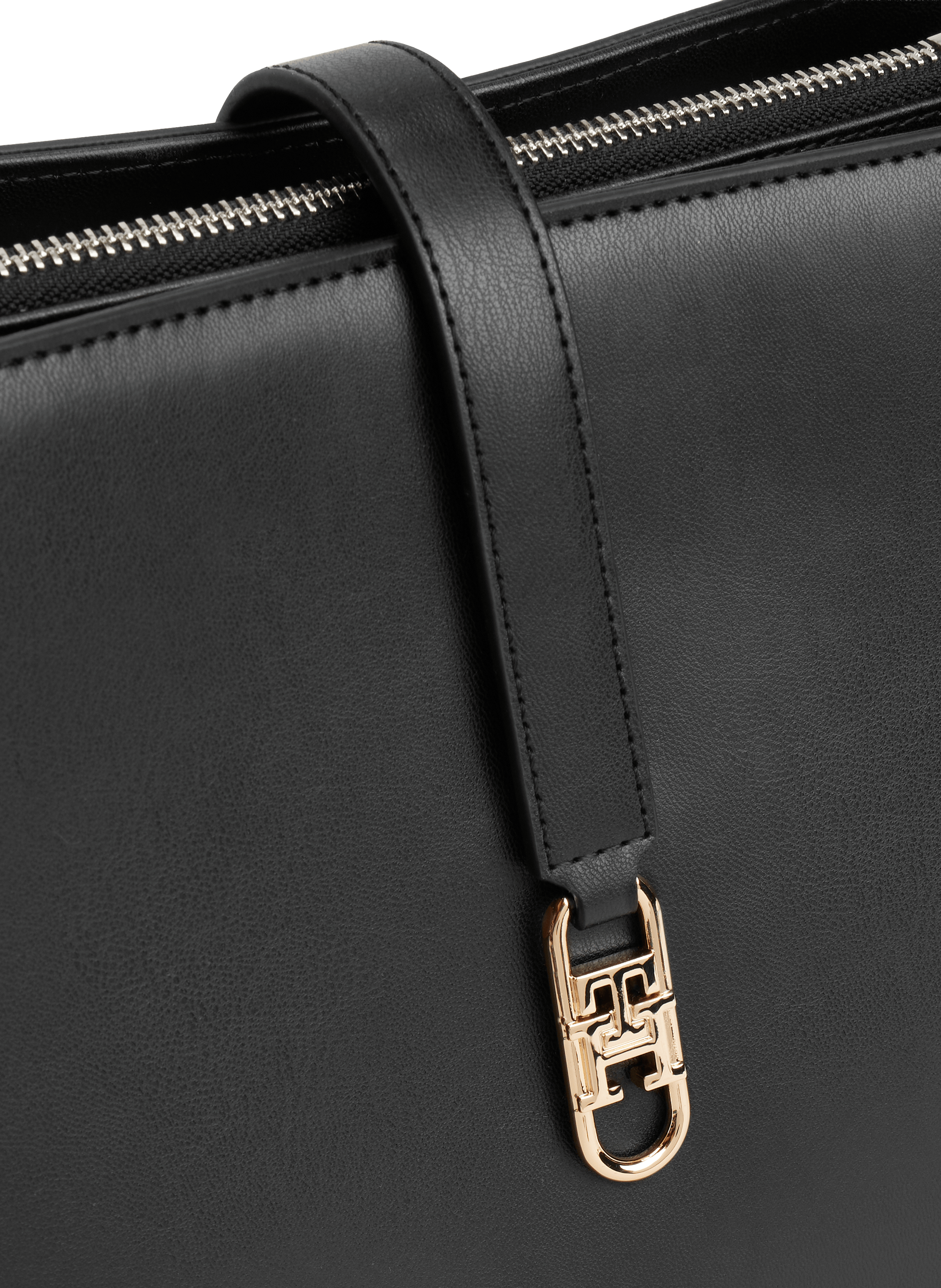 Sac à main uni TOMMY HILFIGER Noir