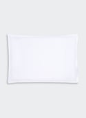 Taie d'oreiller en satin de coton  Blanc