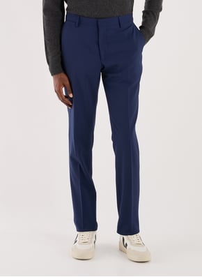 Pantalon uni en laine mélangée AU PRINTEMPS PARIS Pantalon uni en laine mélangée AU PRINTEMPS PARIS