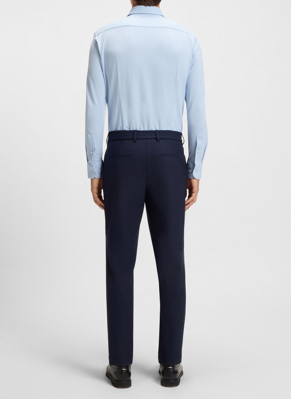 Chemise col classique slim fit BOSS Bleu