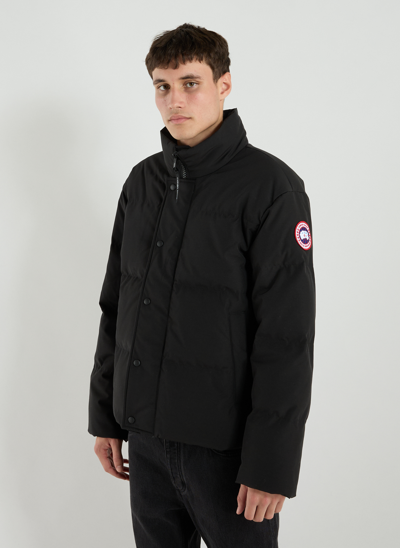 Parka Bayview Black Label Grey Canada Goose Men Printemps
