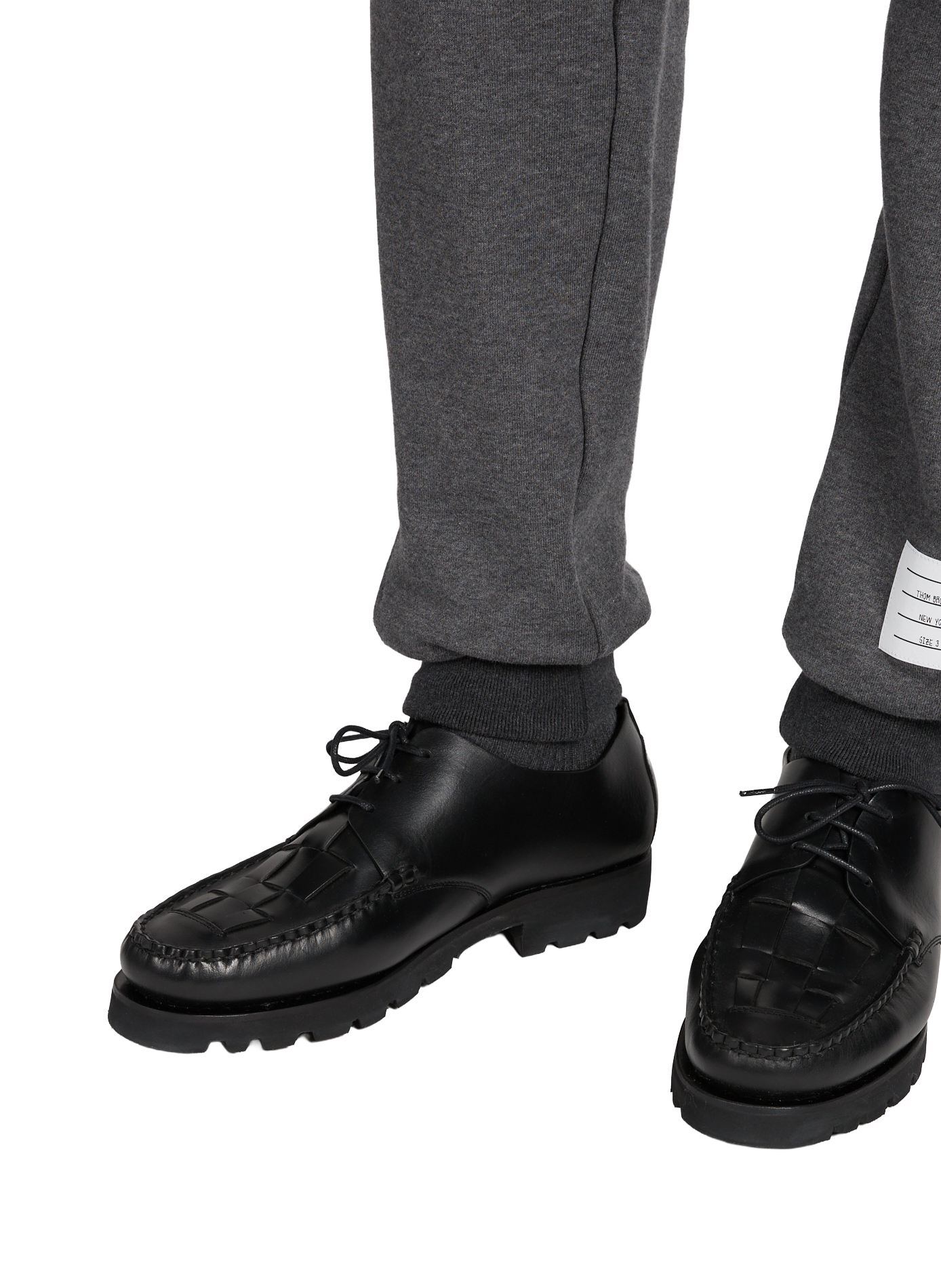 Mocassins crantés en cuir HEREU Noir