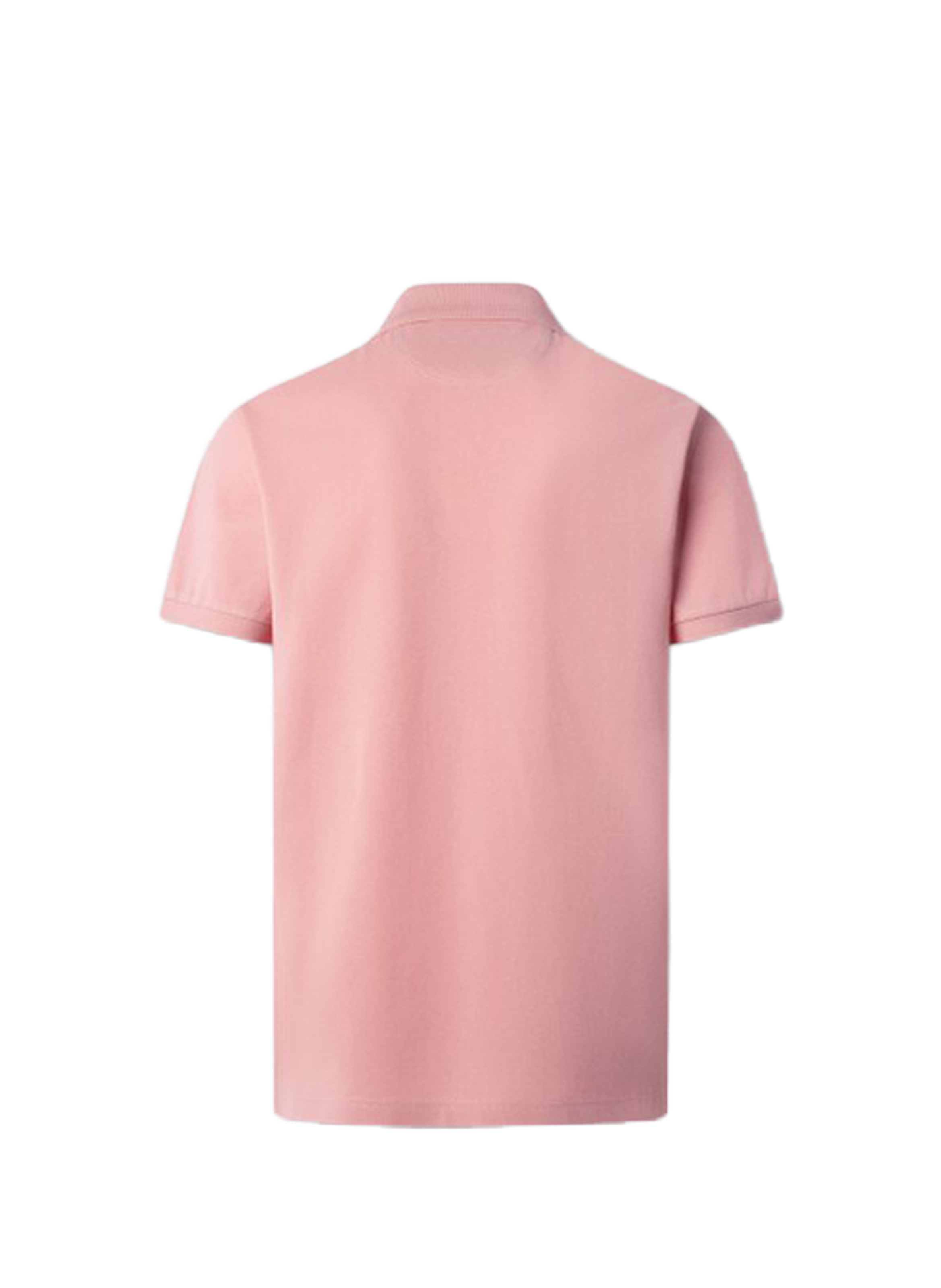 Polo à manches courtes en coton Rose