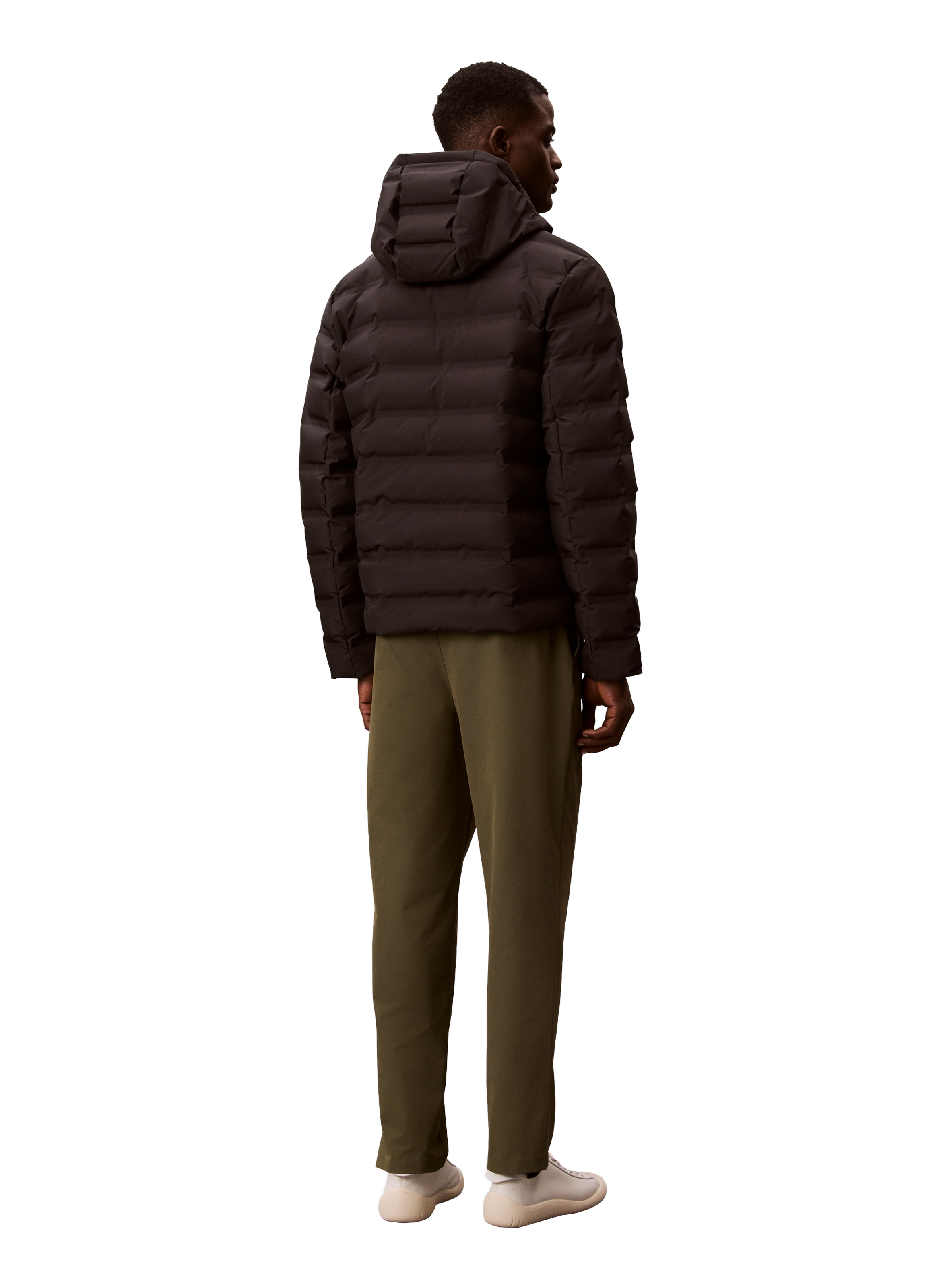 Pantalon uni droit CALVIN KLEIN Kaki