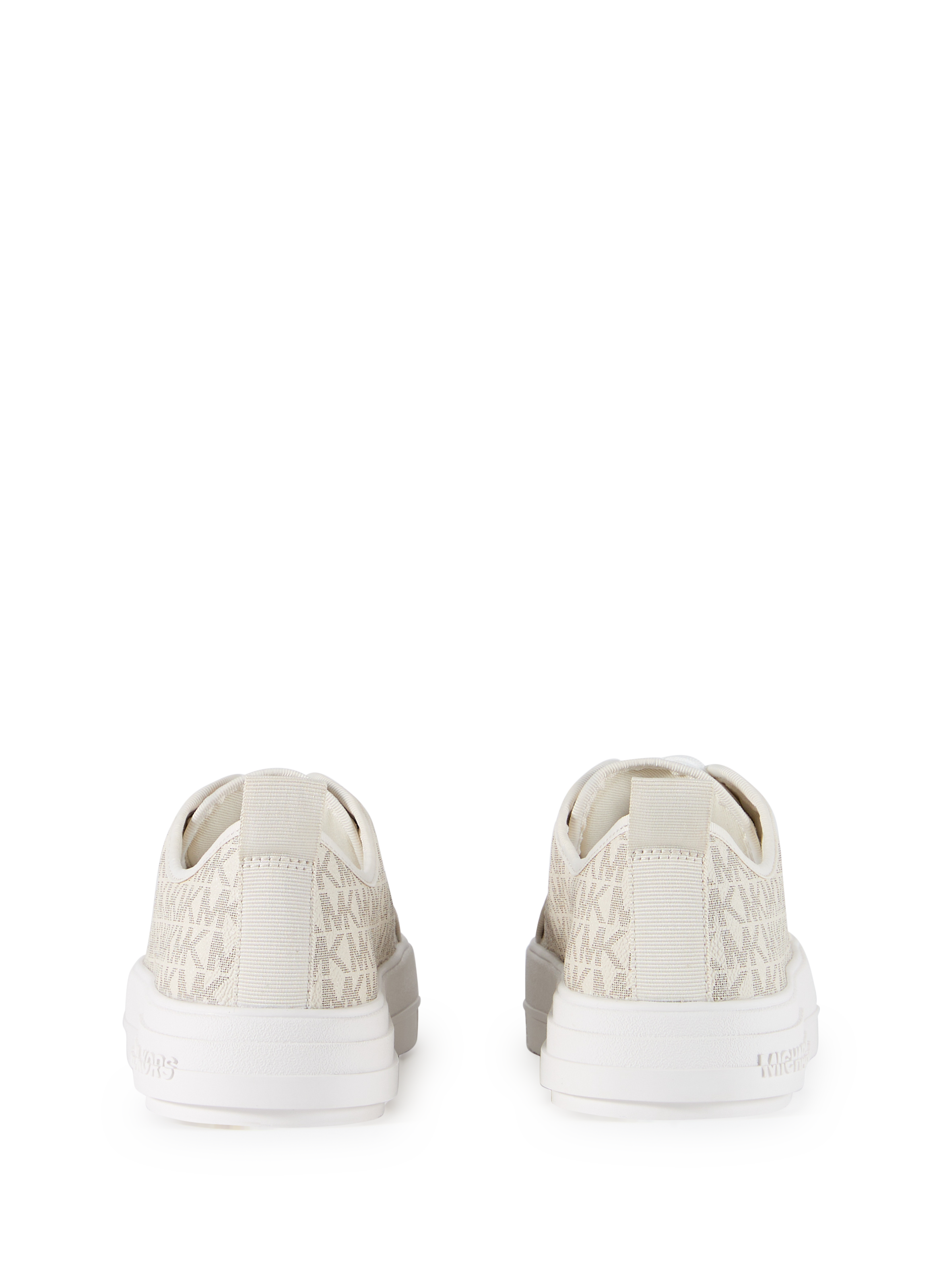 Baskets logotypées à lacets MICHAEL KORS Blanc