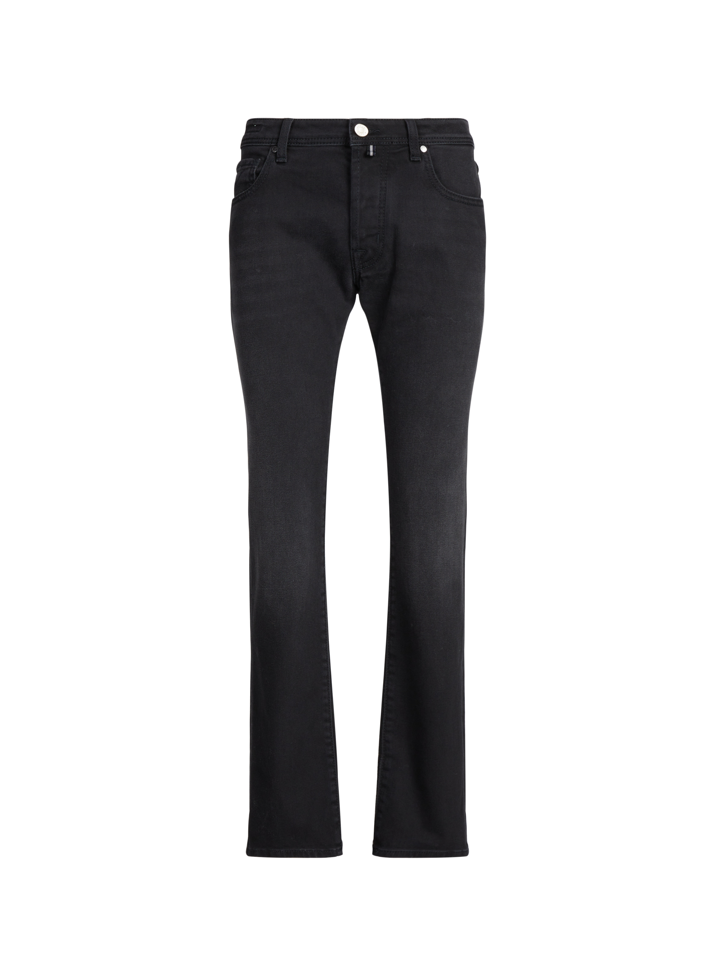 Straight-cut cotton-blend jeans JACOB COHEN Black