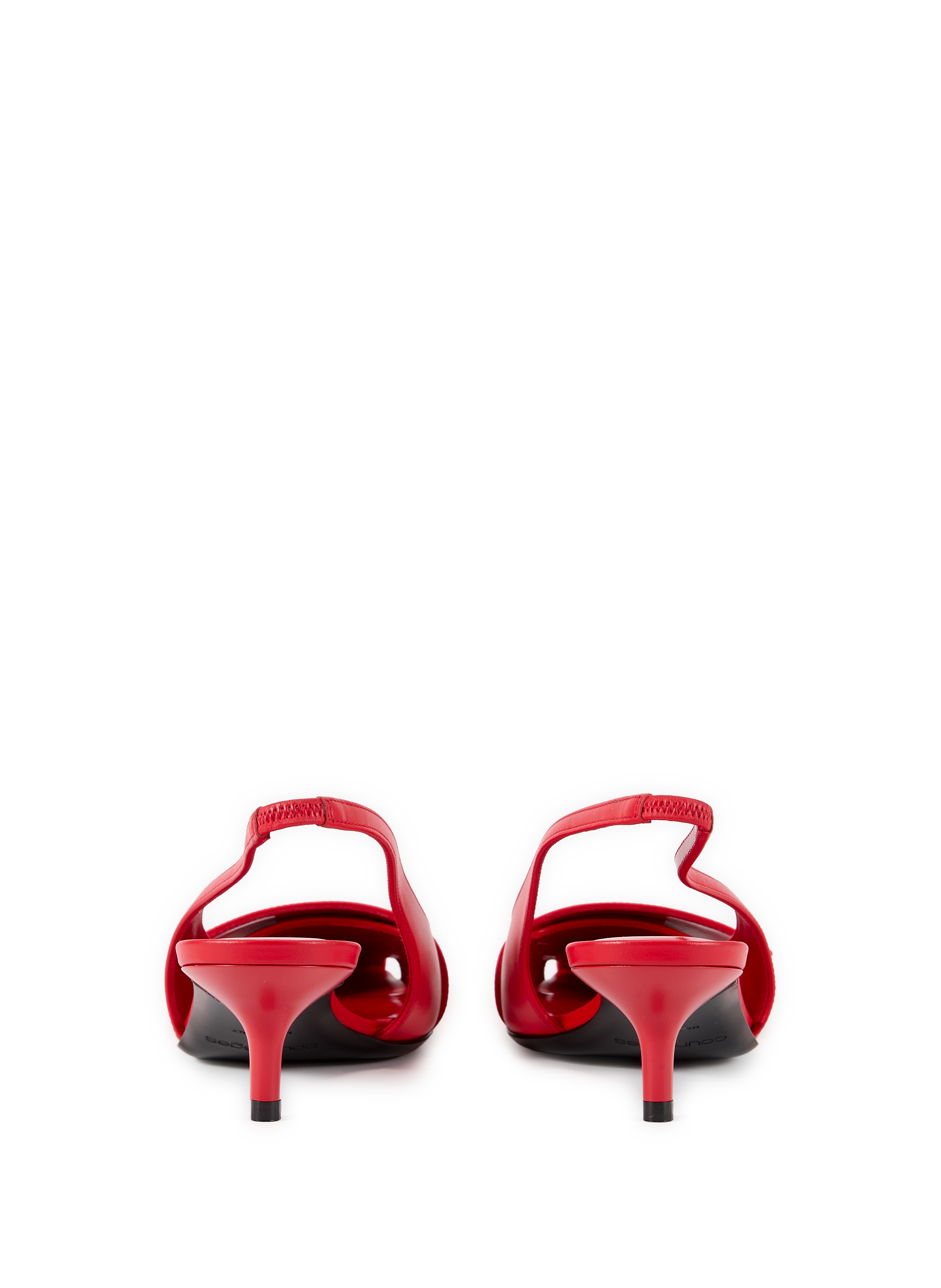 Logo plate Heels COURRÈGES Red