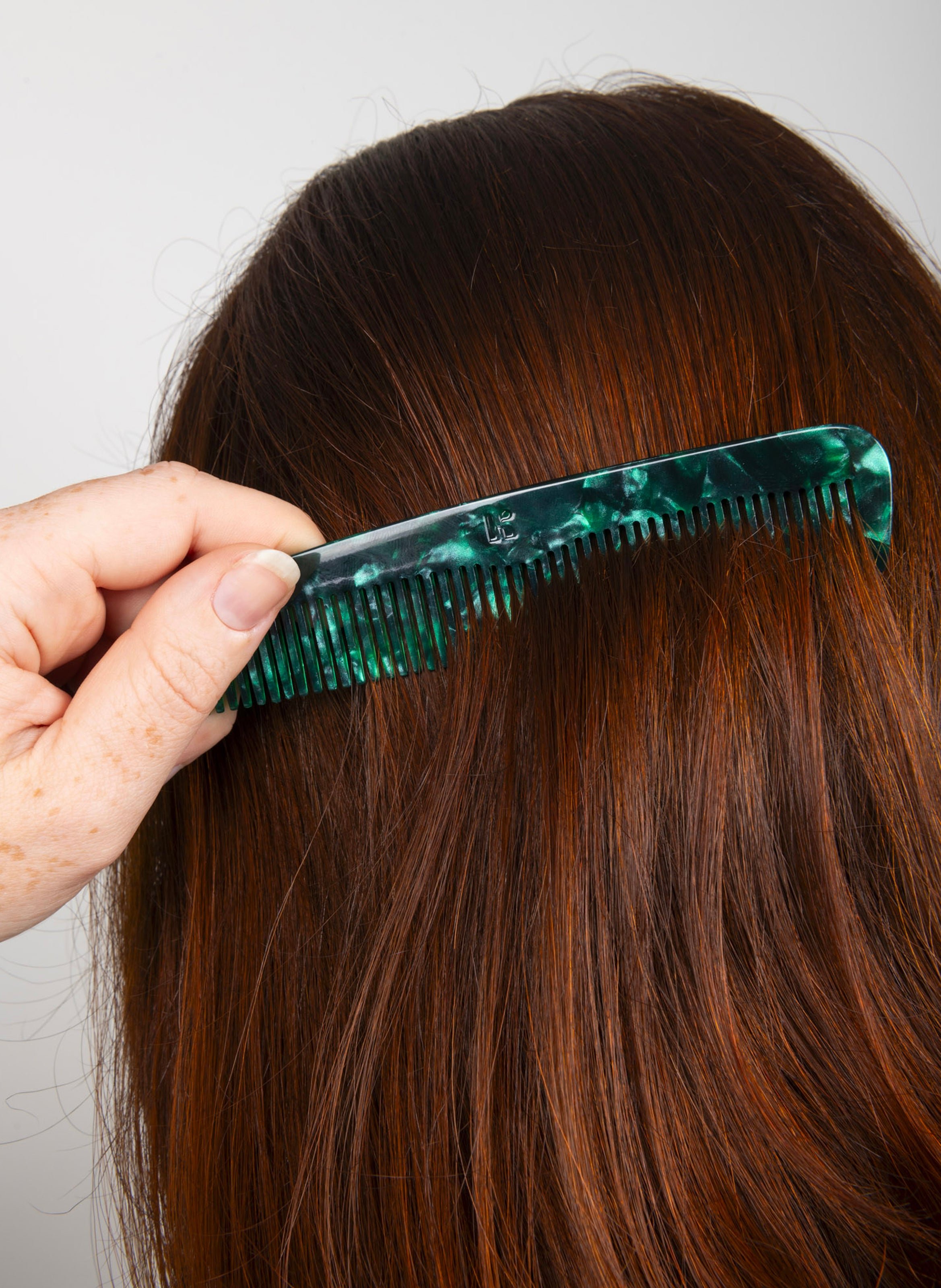 Peigne arum en acétate de cellulose KURAGE GINZA Vert