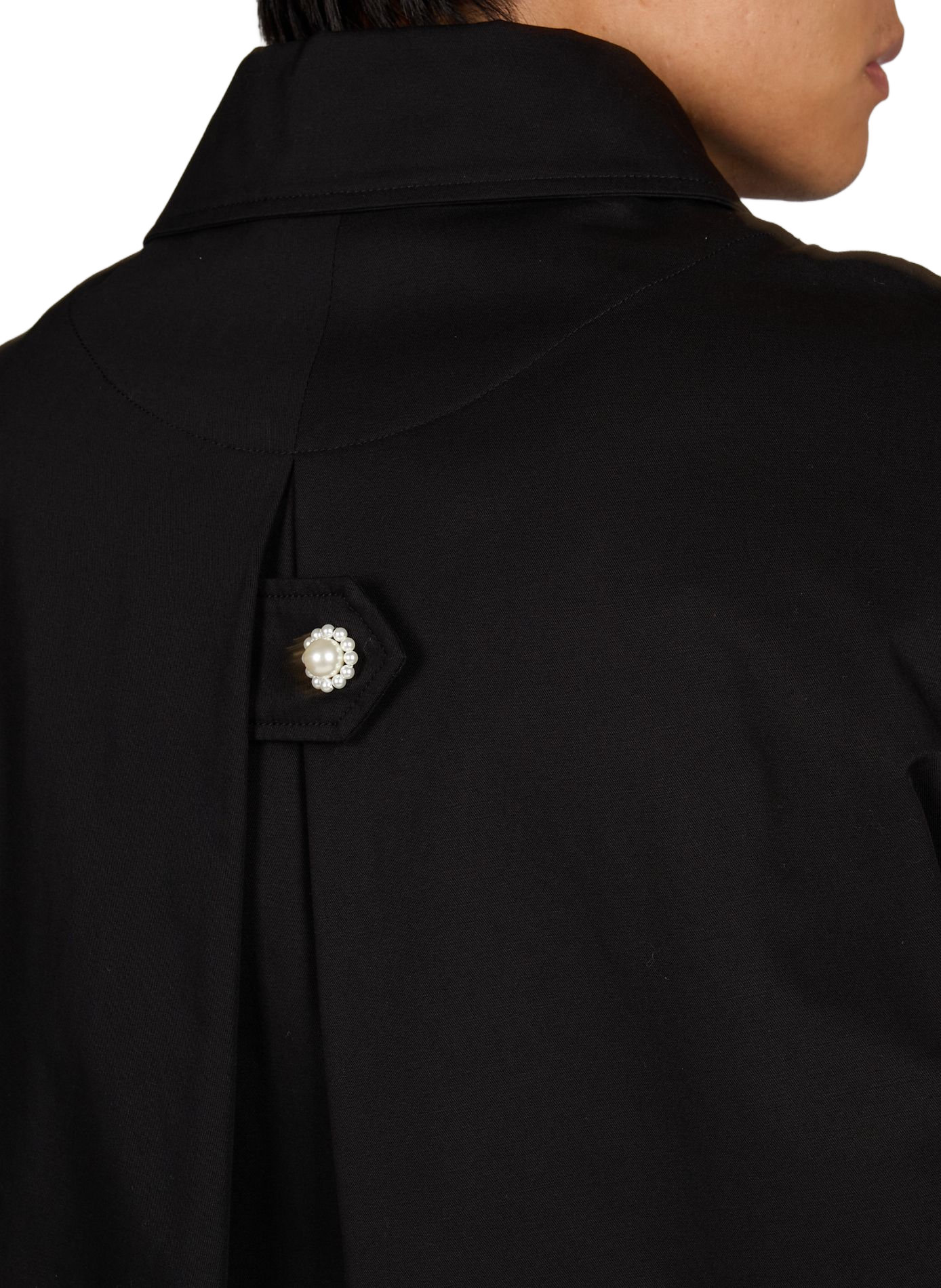 Veste à manches bouffantes en coton SIMONE ROCHA Noir