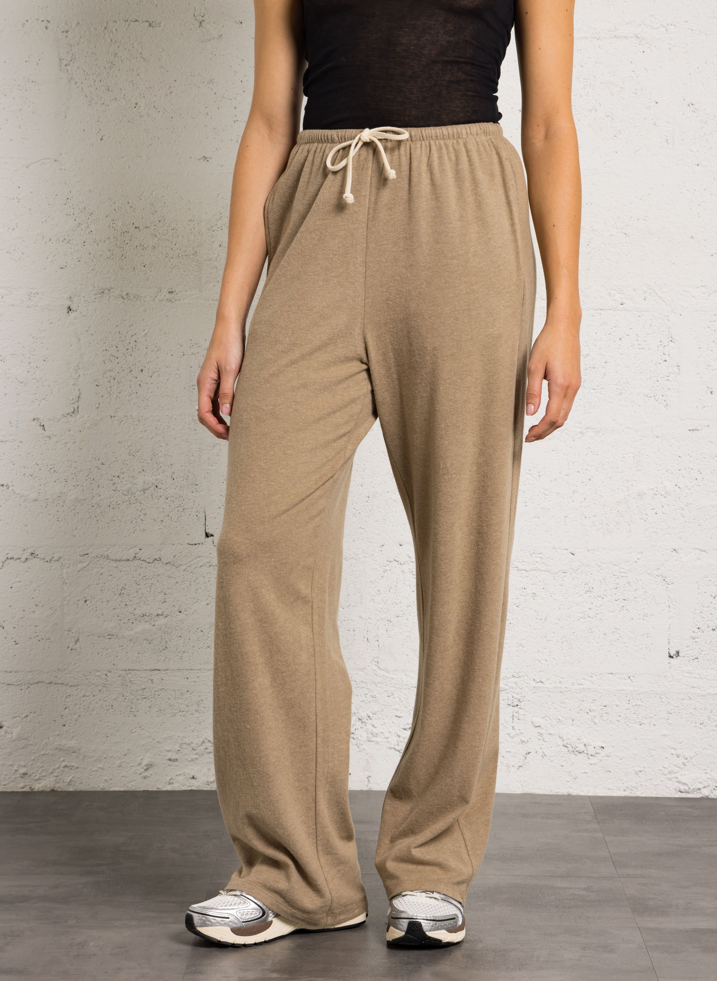 Jogging en coton mélangé ypawood AMERICAN VINTAGE Marron