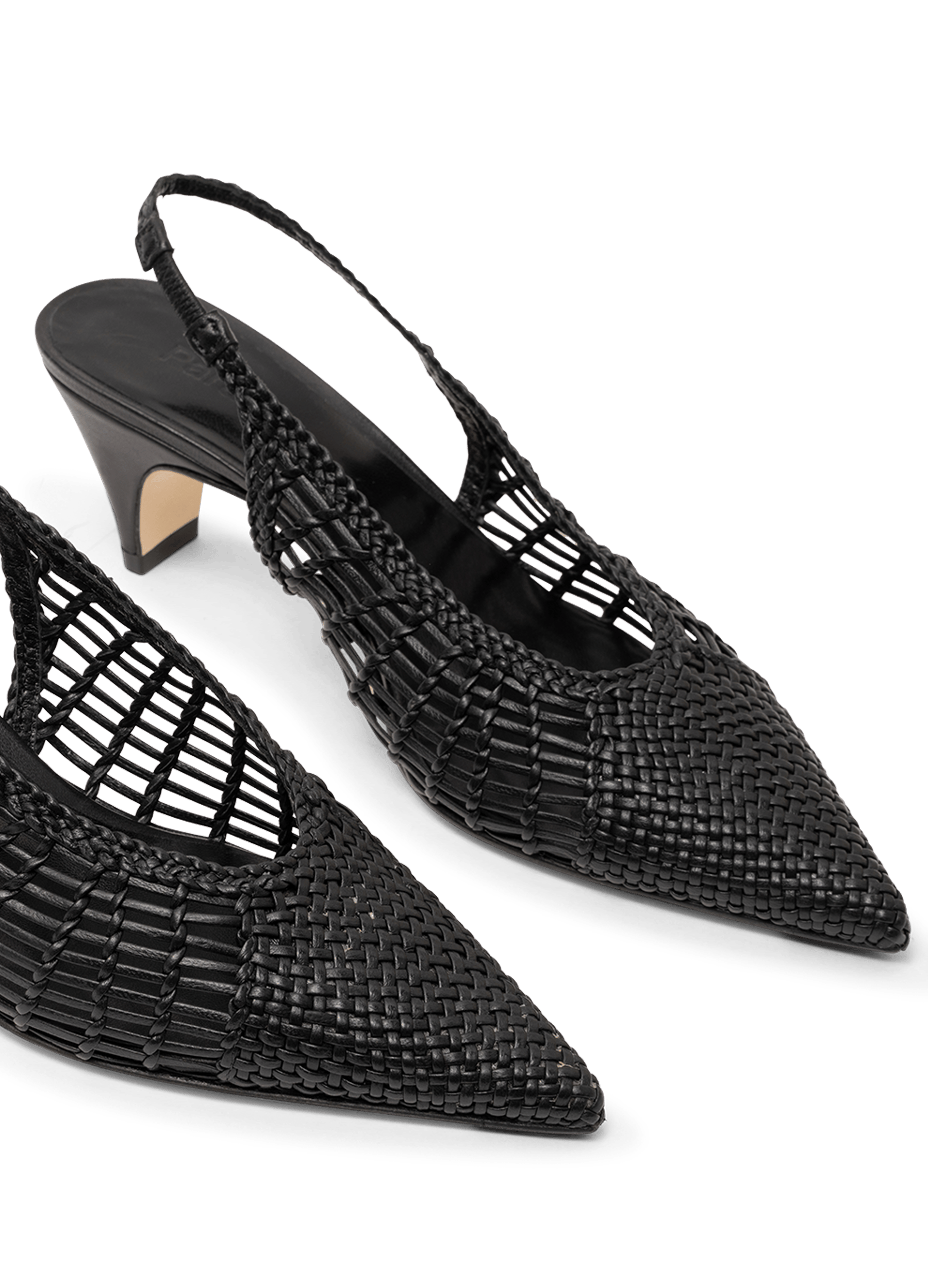 Sling back mella en nappa PARALLELE Noir