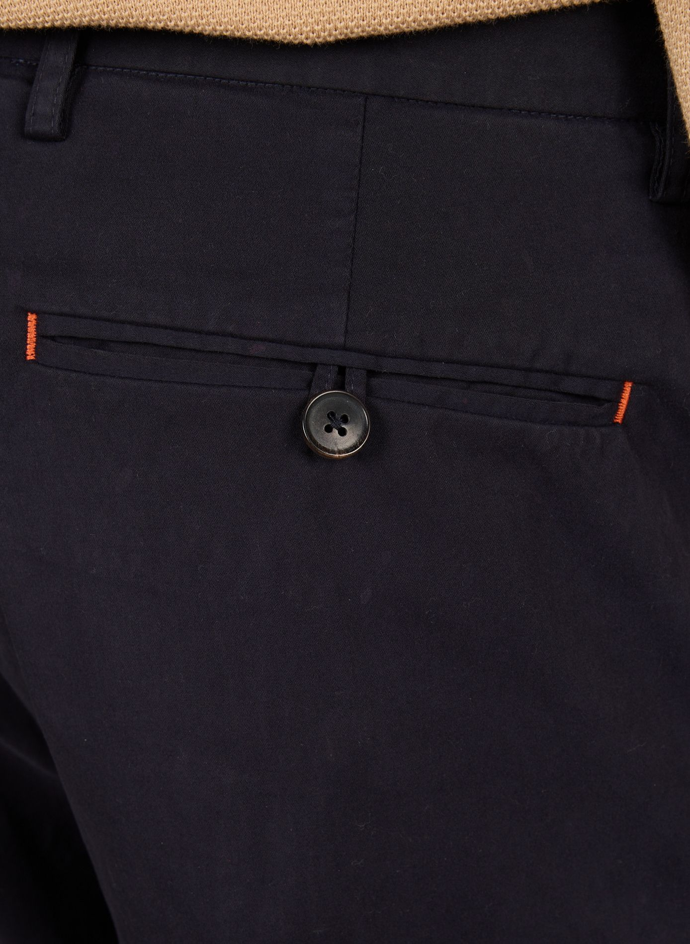 Pantalon chino en coton mélangé PAUL SMITH Bleu