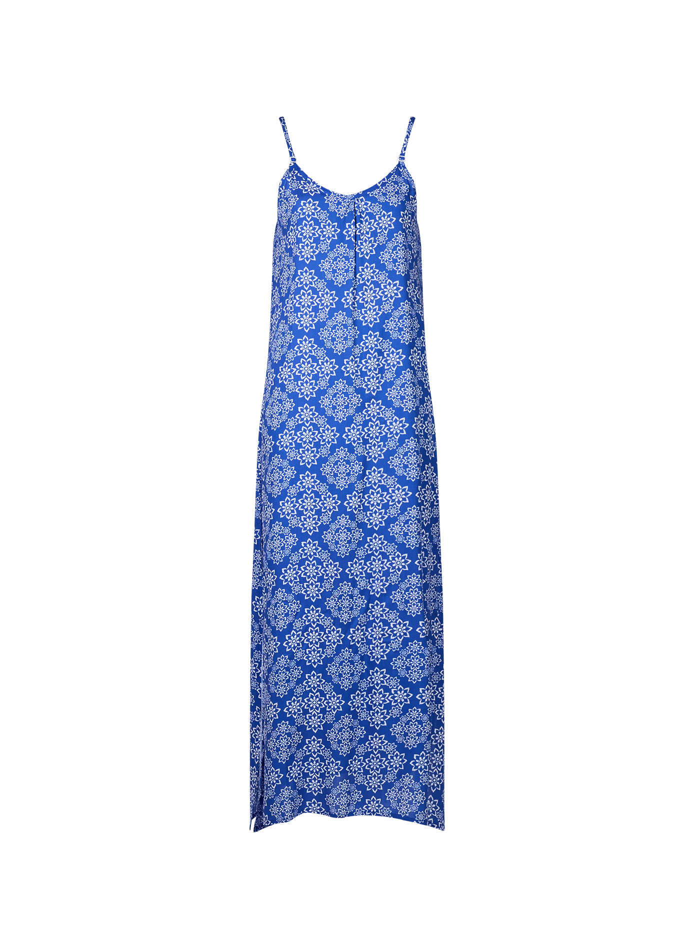 Floral viscose maxi dress  GRAIN DE SABLE Blue