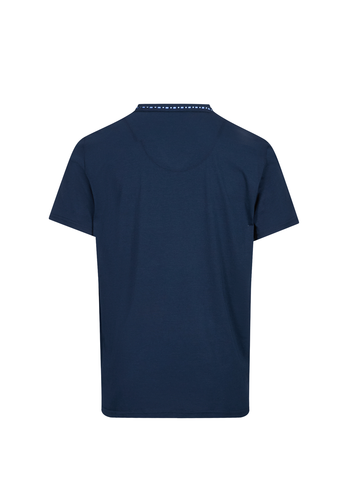 Cotton blend short pajama set HOM Blue