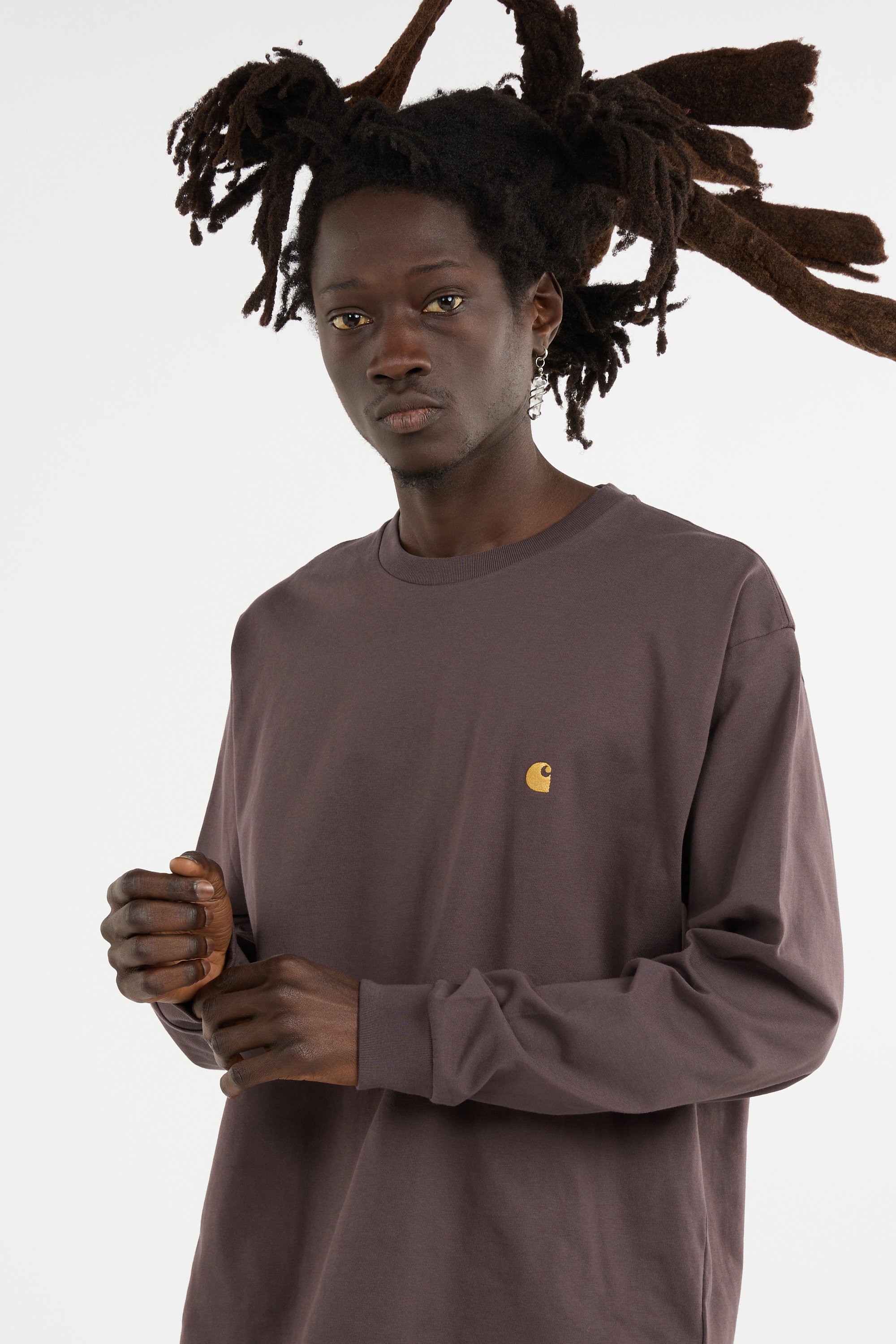 T-shirt chase CARHARTT WIP Marron