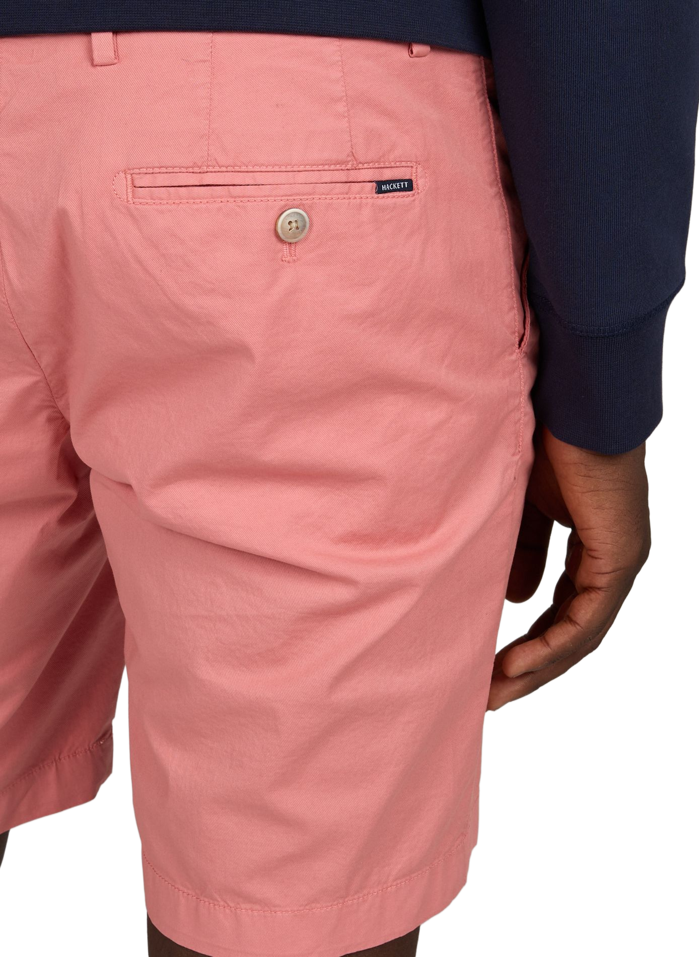 Short chino en coton mélangé HACKETT Rose