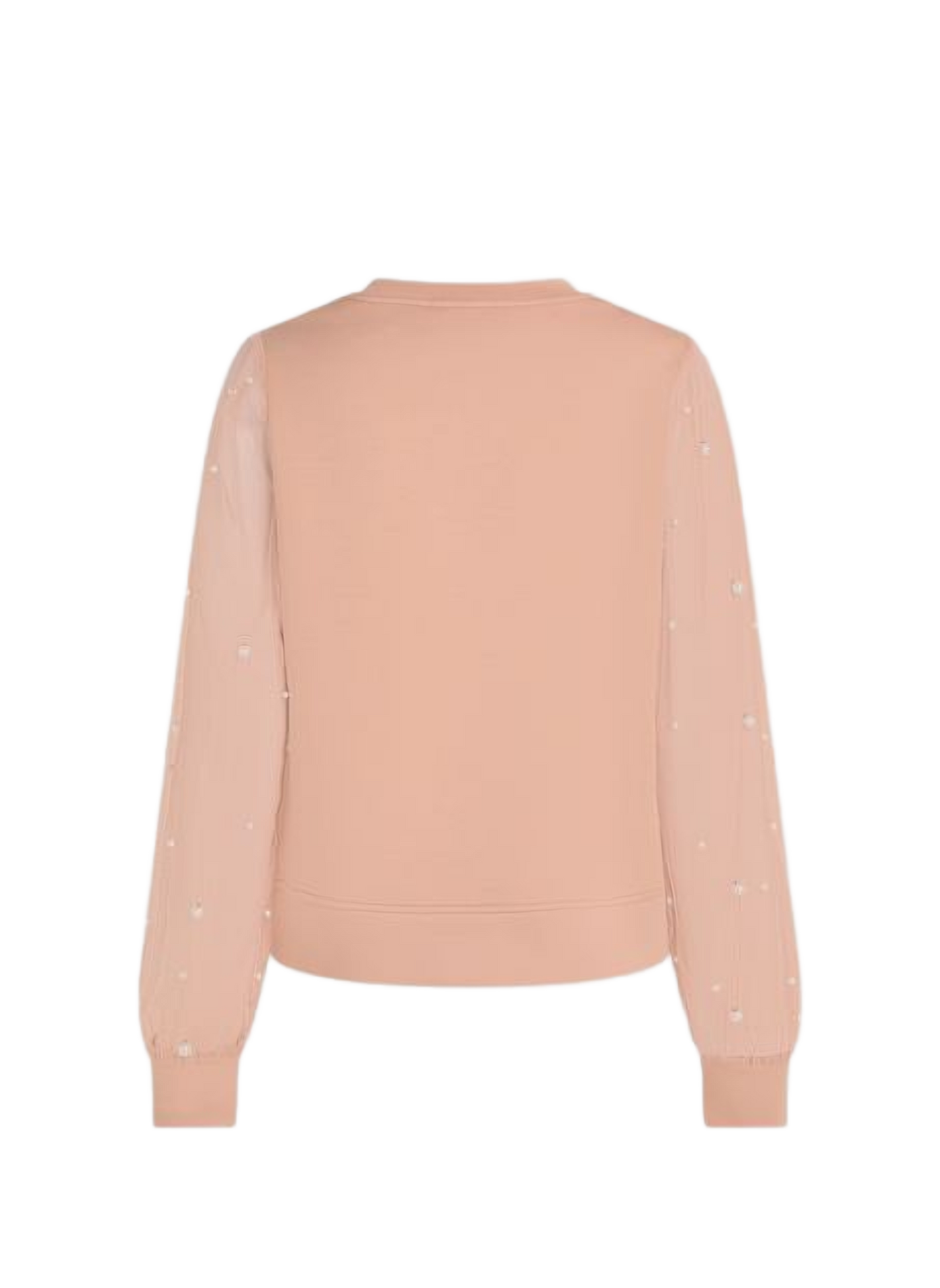 Ronde hals sweater KARL LAGERFELD Roze