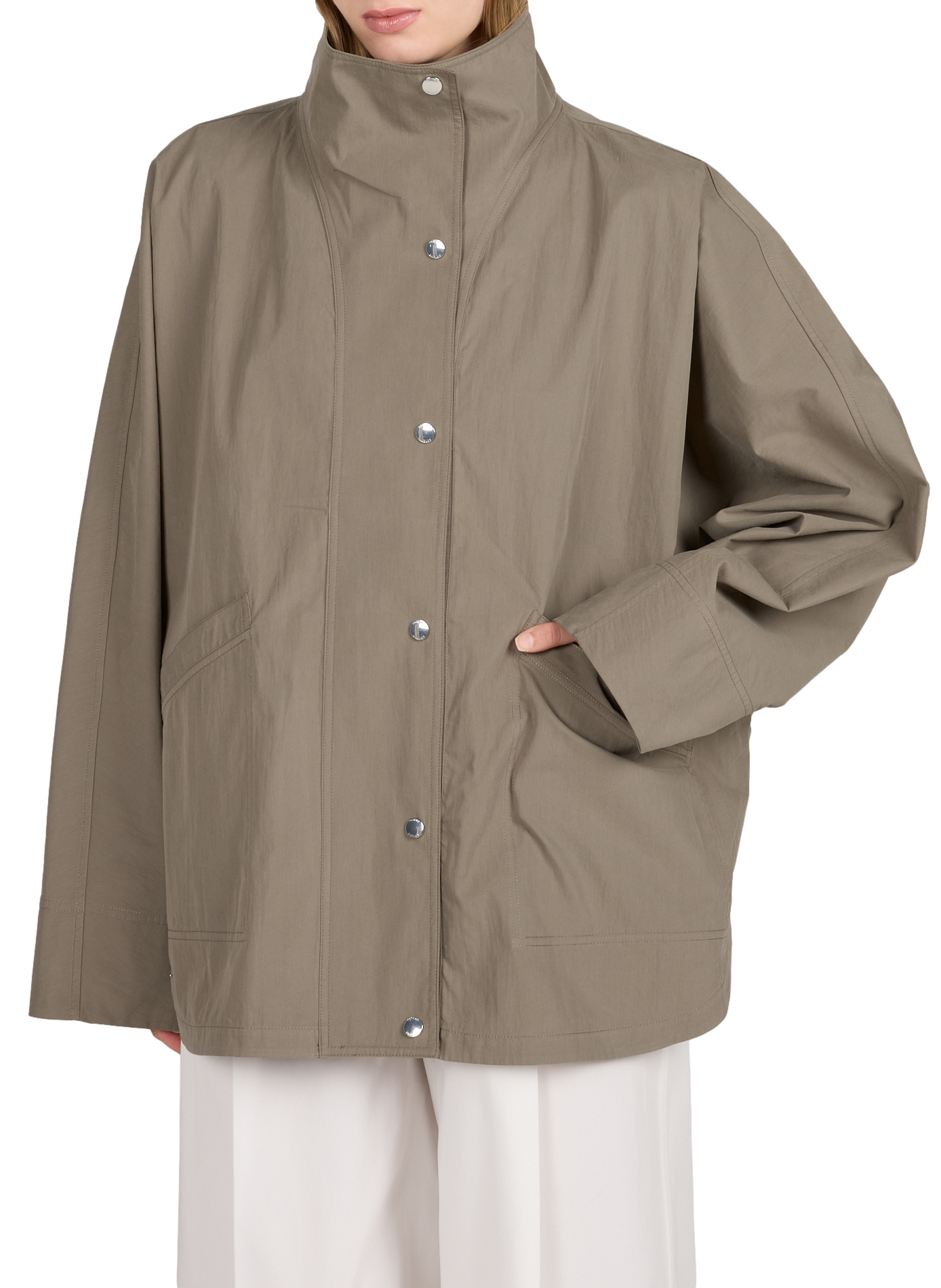 Parachute-Jacke aus Baumwollmischung TOTEME Braun