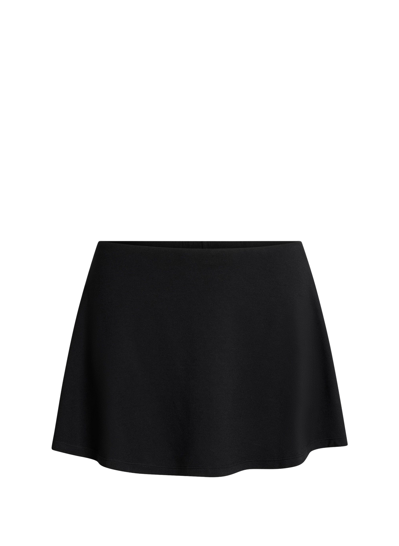 Minirok-short met uitlopende snit SKIMS Zwart