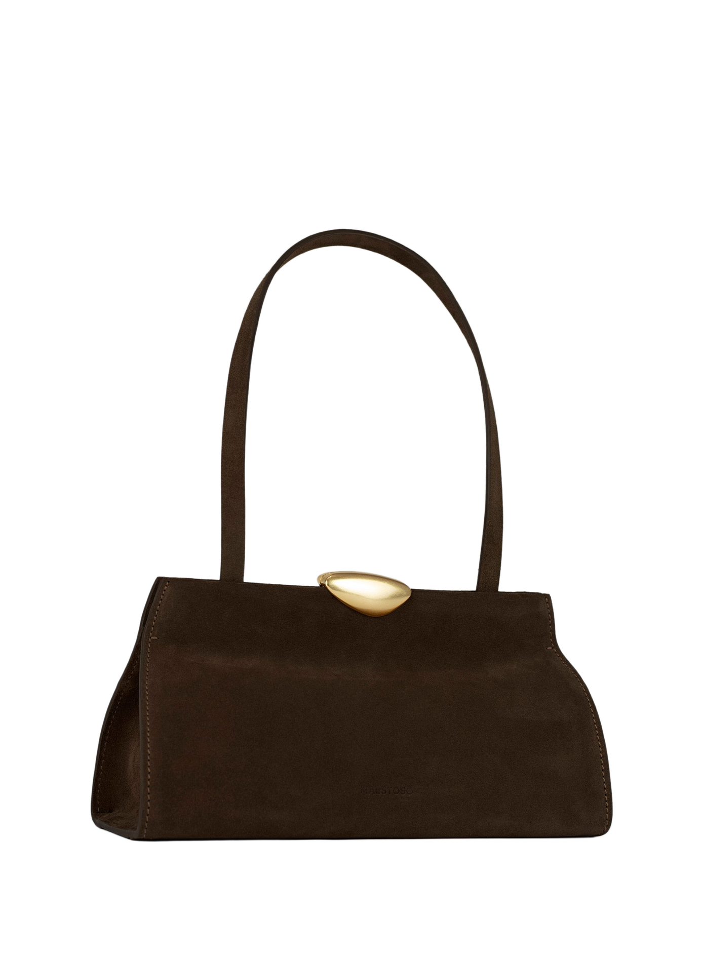 Noa Soft calfskin handbag MAISON MAESTOSO Brown