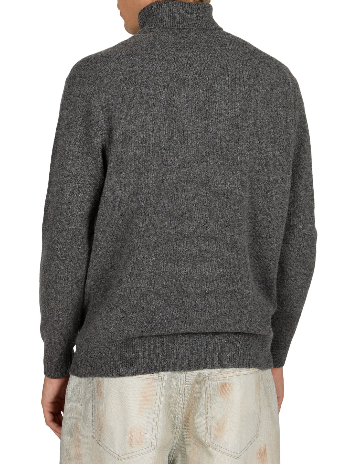 Rollkragenpullover Civiale aus reiner Schurwolle MAISON LABICHE Grau