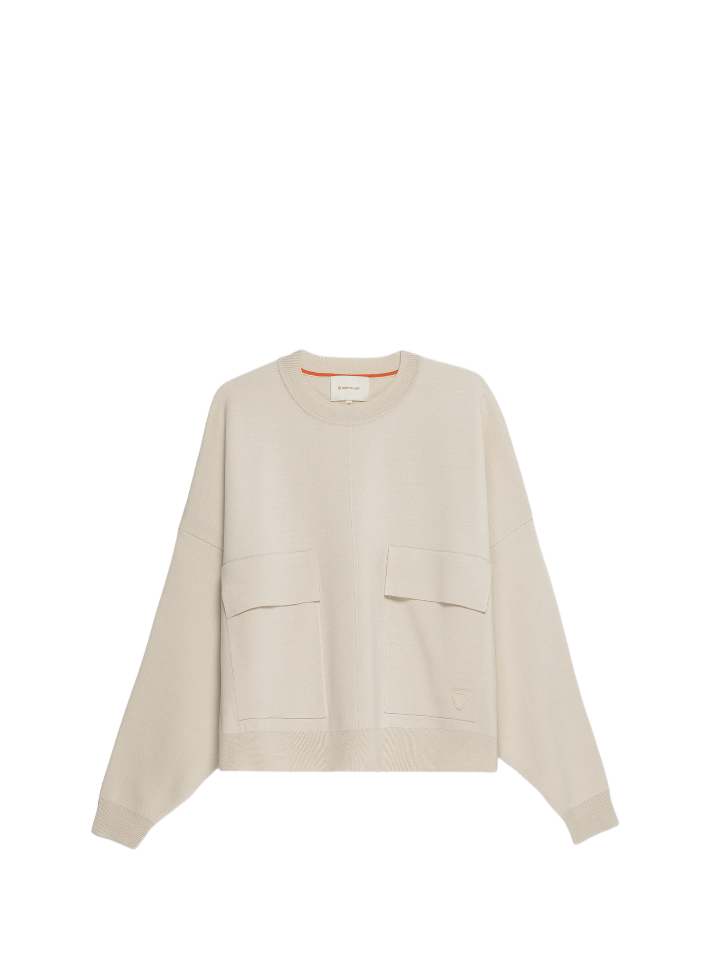 Straight-cut Chester sweatshirt in GERTRUDE Beige