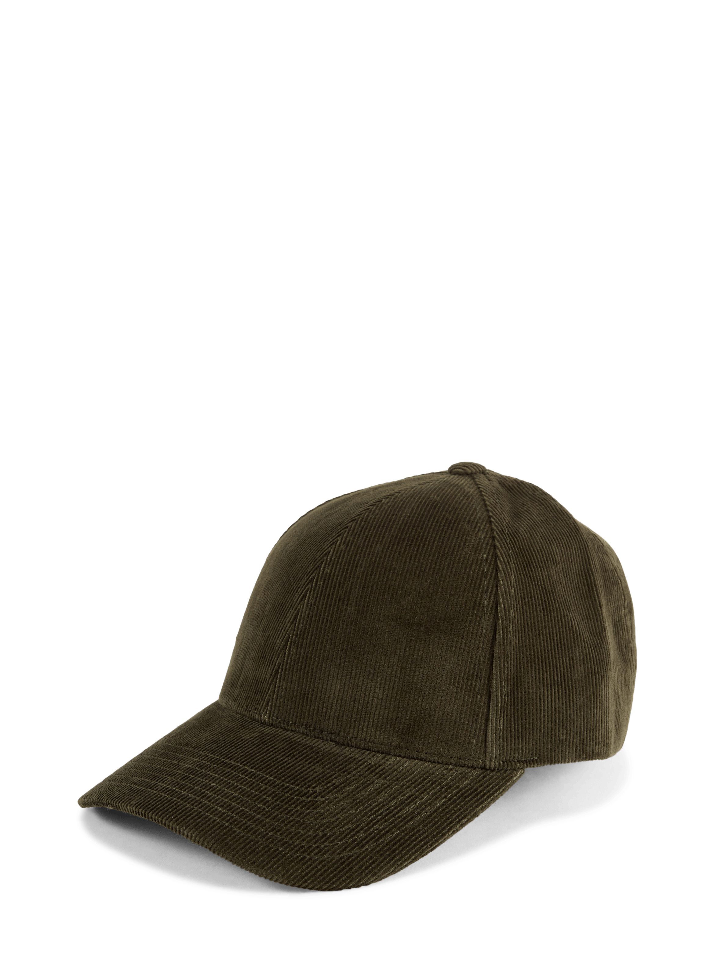 Pet van corduroy katoen VARSITY Groen