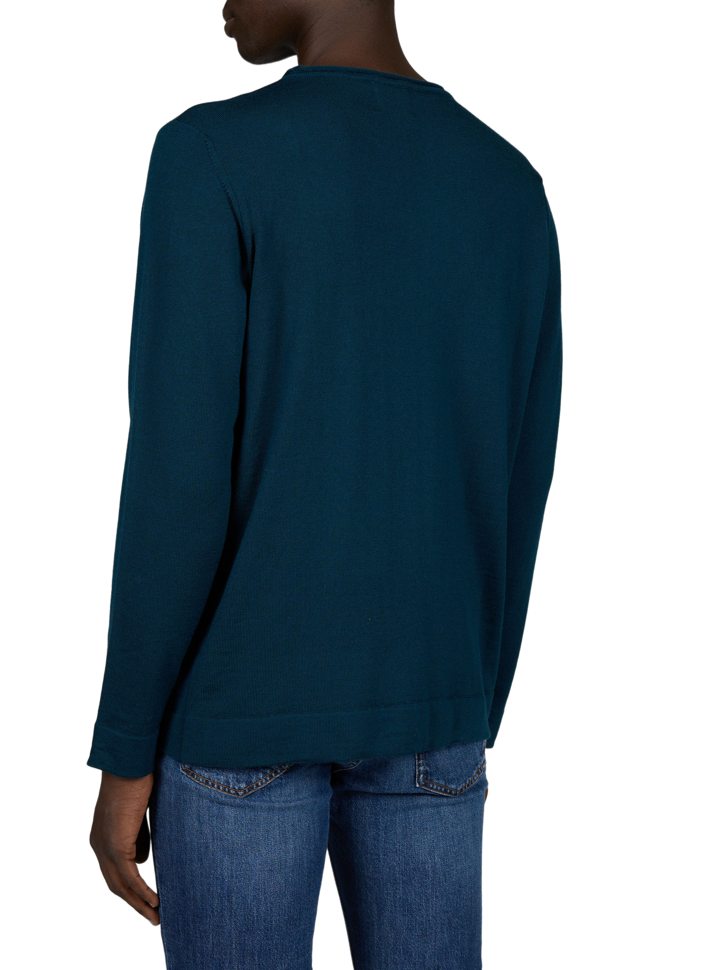 Straight-cut Giulio wool sweater | Blue LAFAURIE Men