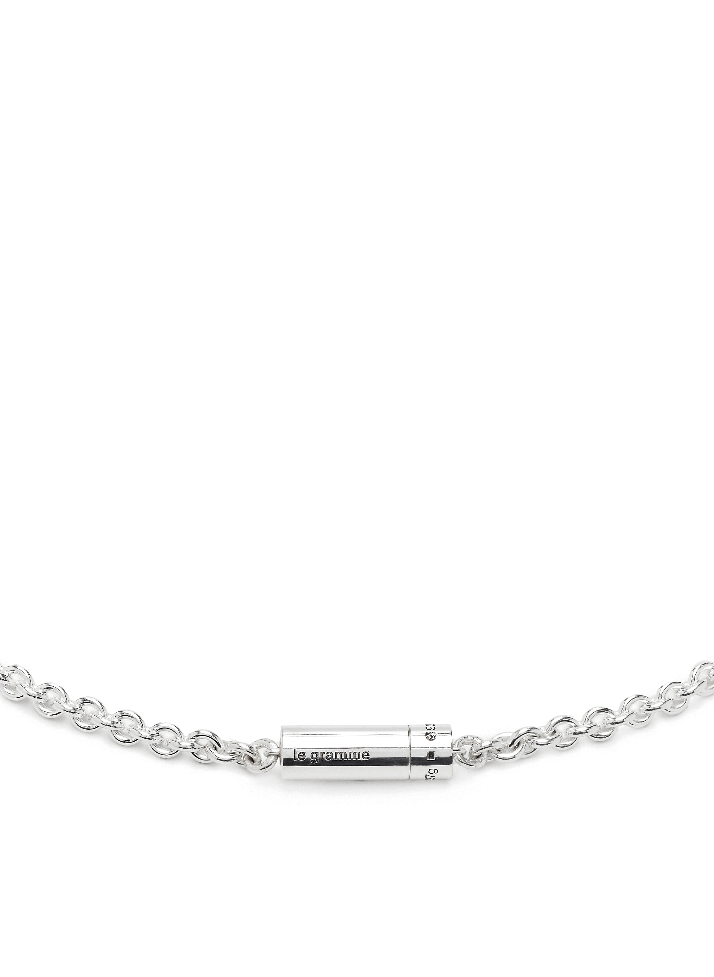 Collier 27g en argent poli