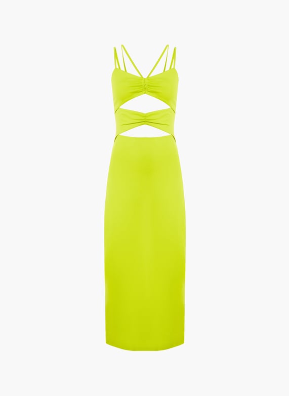 Mona maxi dress Green Samsoe samsoe - Women | Printemps.com Mona maxi dress Green Samsoe samsoe - Women | Printemps.com