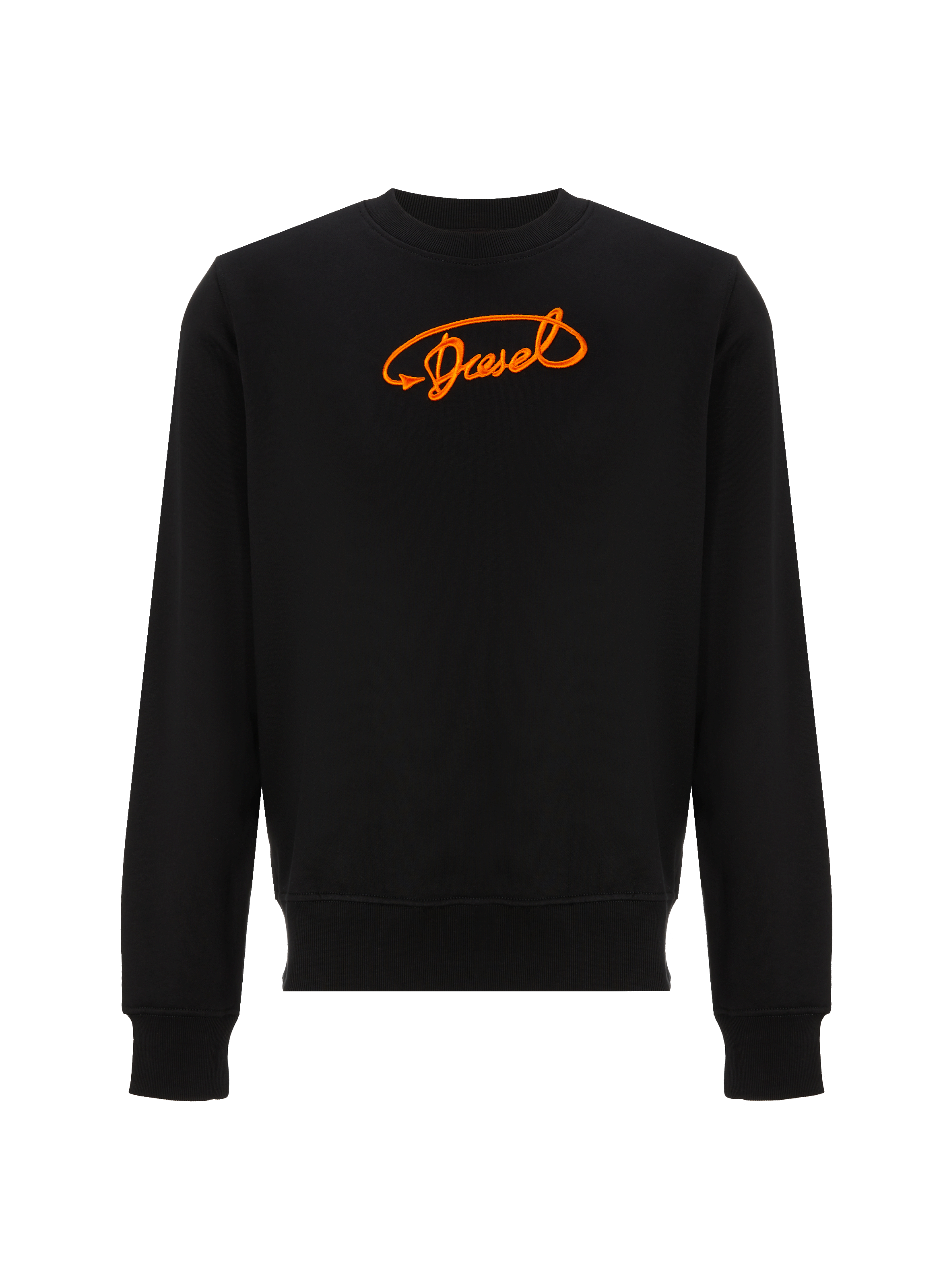 DIESEL Sweatshirt en coton Noir