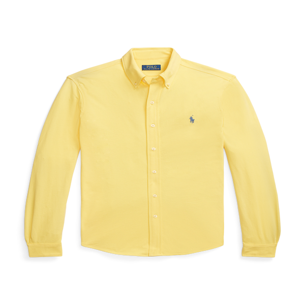 Polo Ralph Lauren Long-sleeve Cotton Shirt In Yellow